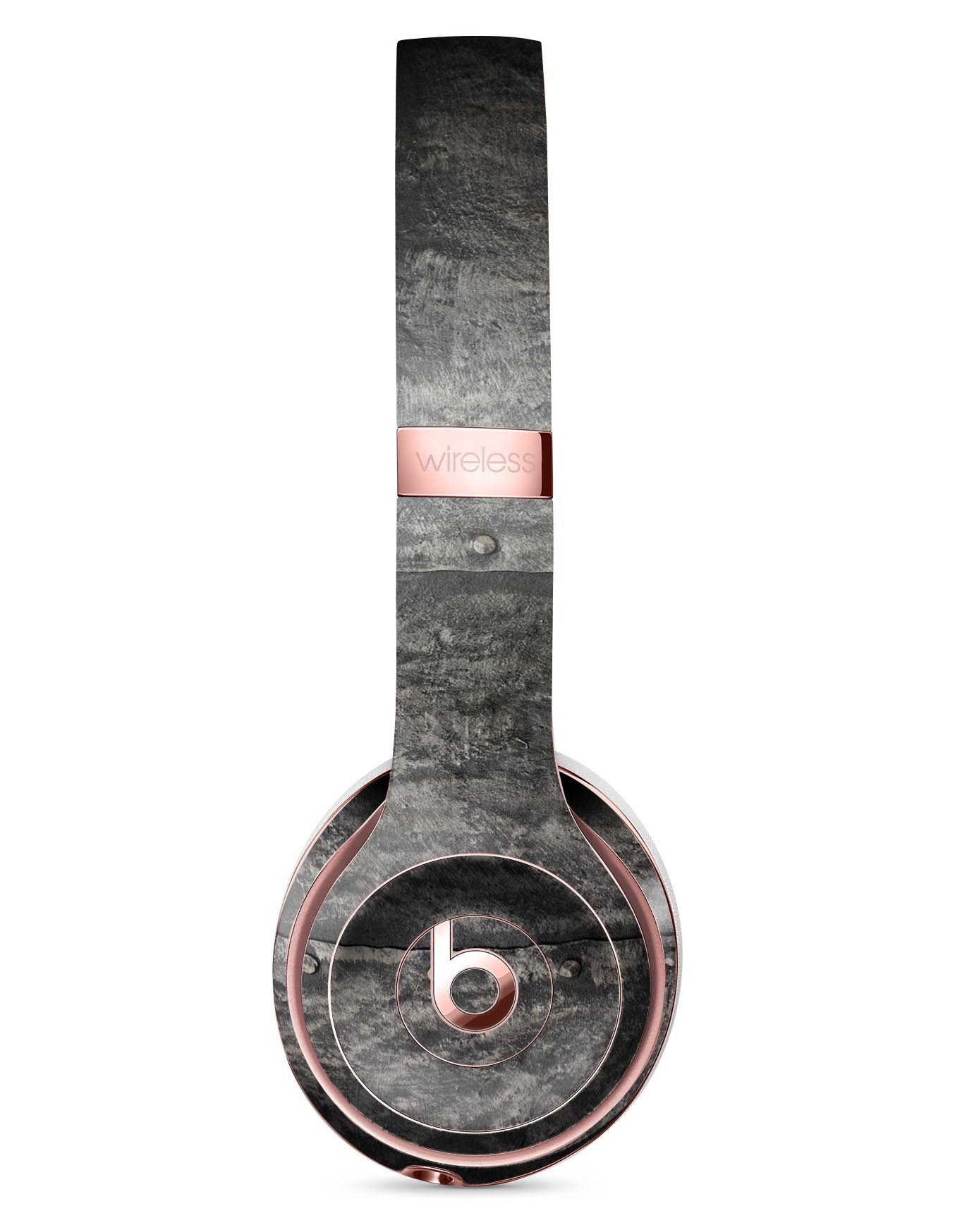 Bolted Steel Plates Full-Body Skin Kit for Beats by Dre Solo 3, showcasing a sleek design and durable vinyl material.
