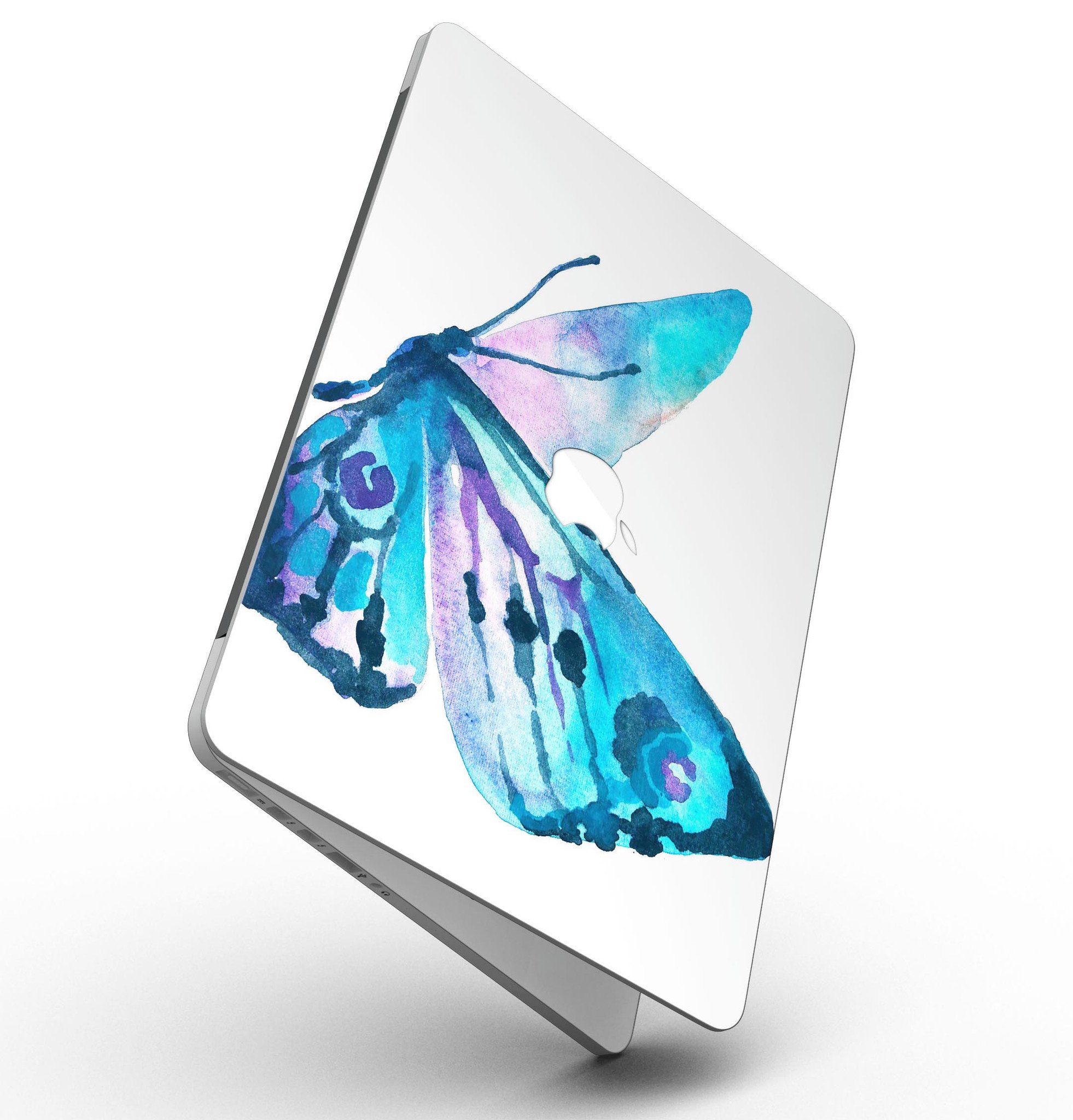 Bright Graceful Butterfly skin for MacBook Pro with Retina Display, showcasing vibrant colors and intricate butterfly design.