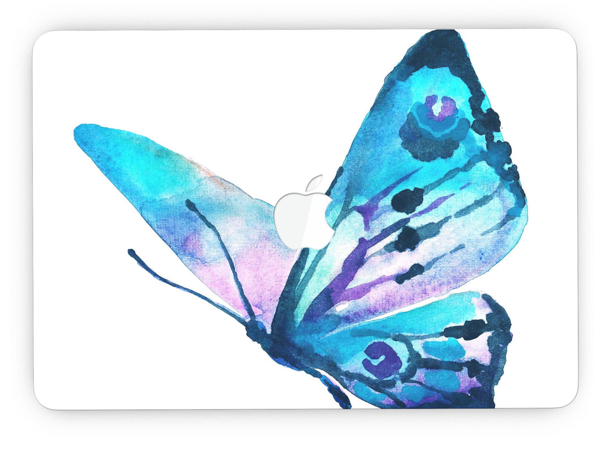 Bright Graceful Butterfly skin for MacBook Pro with Retina Display, showcasing vibrant colors and intricate butterfly design.