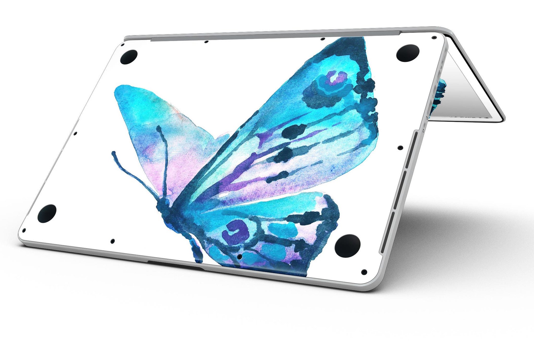 Bright Graceful Butterfly skin for MacBook Pro with Retina Display, showcasing vibrant colors and intricate butterfly design.