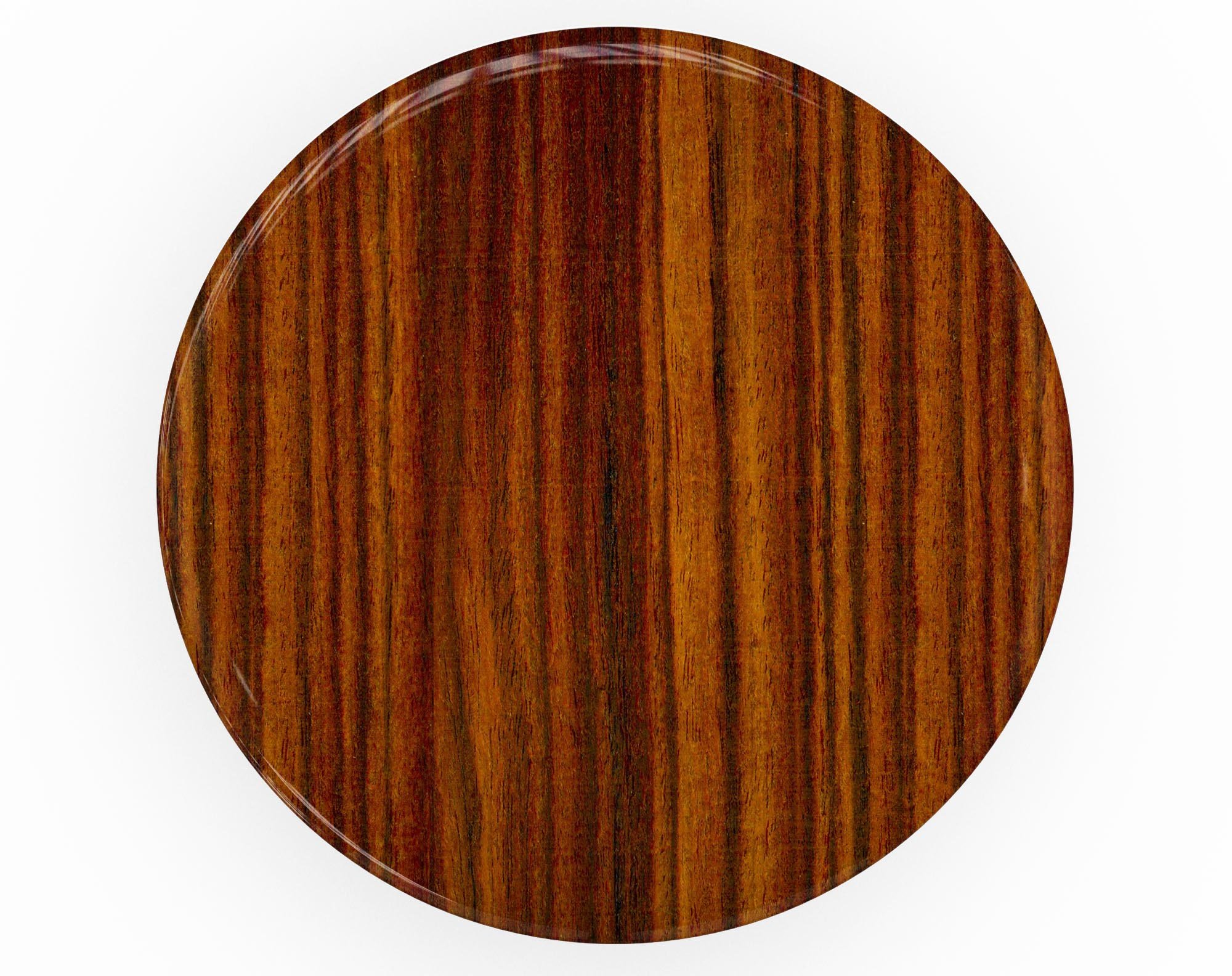 Bright Red Ebony Woodgrain Skin Kit for PopSockets, showcasing a vibrant woodgrain design on premium vinyl.