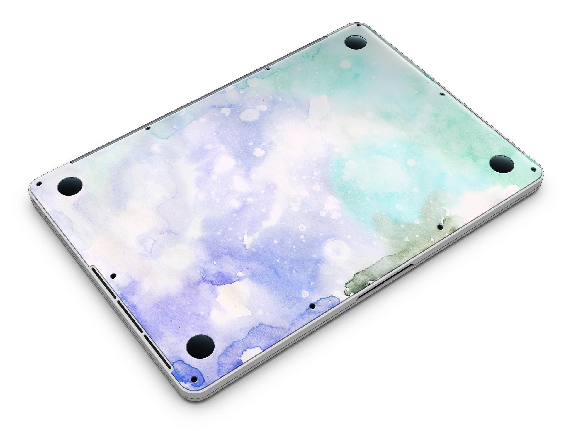 Bright v3 Absorbed Watercolor Texture skin for MacBook Pro with Retina Display, showcasing vibrant colors and artistic design.