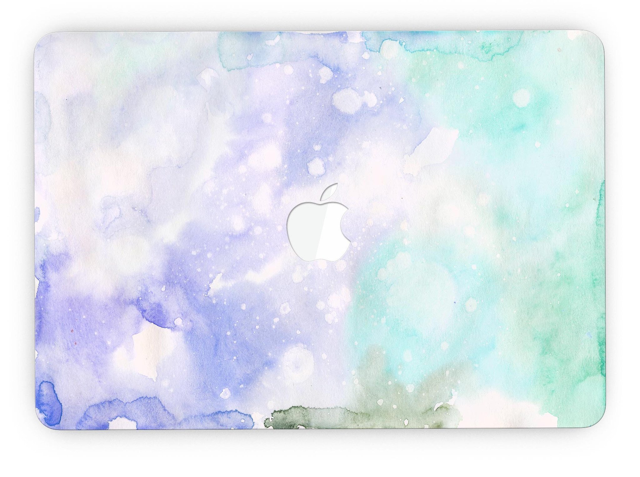 Bright v3 Absorbed Watercolor Texture skin for MacBook Pro with Retina Display, showcasing vibrant colors and artistic design.