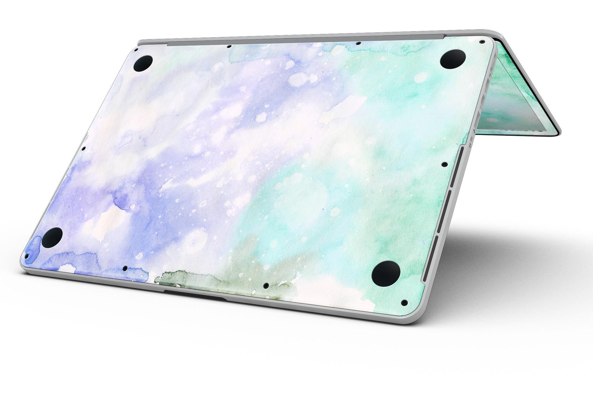 Bright v3 Absorbed Watercolor Texture skin for MacBook Pro with Retina Display, showcasing vibrant colors and artistic design.