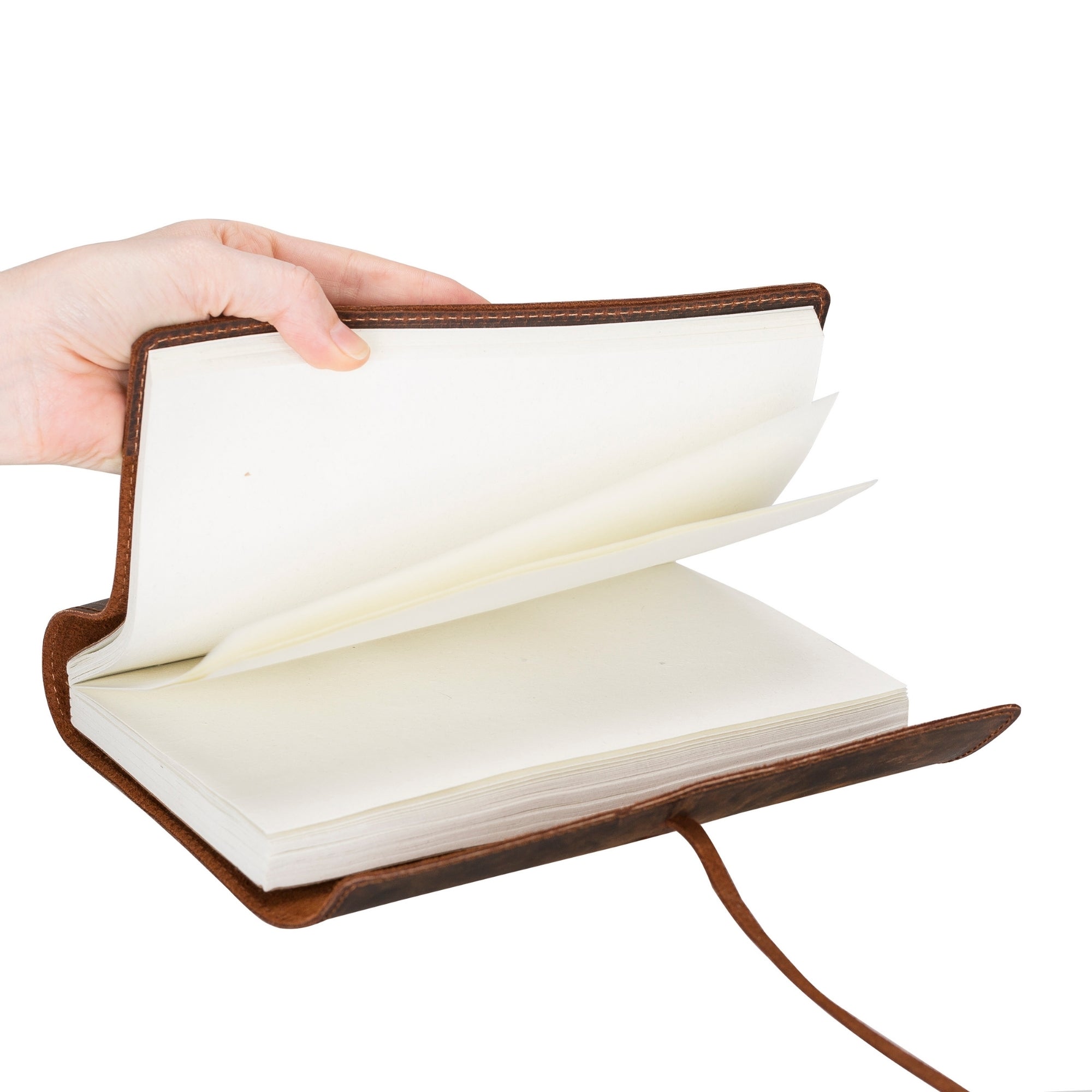 Broomfield Handcrafted Leather Diary Cover showcasing its elegant design and antique leather finish.