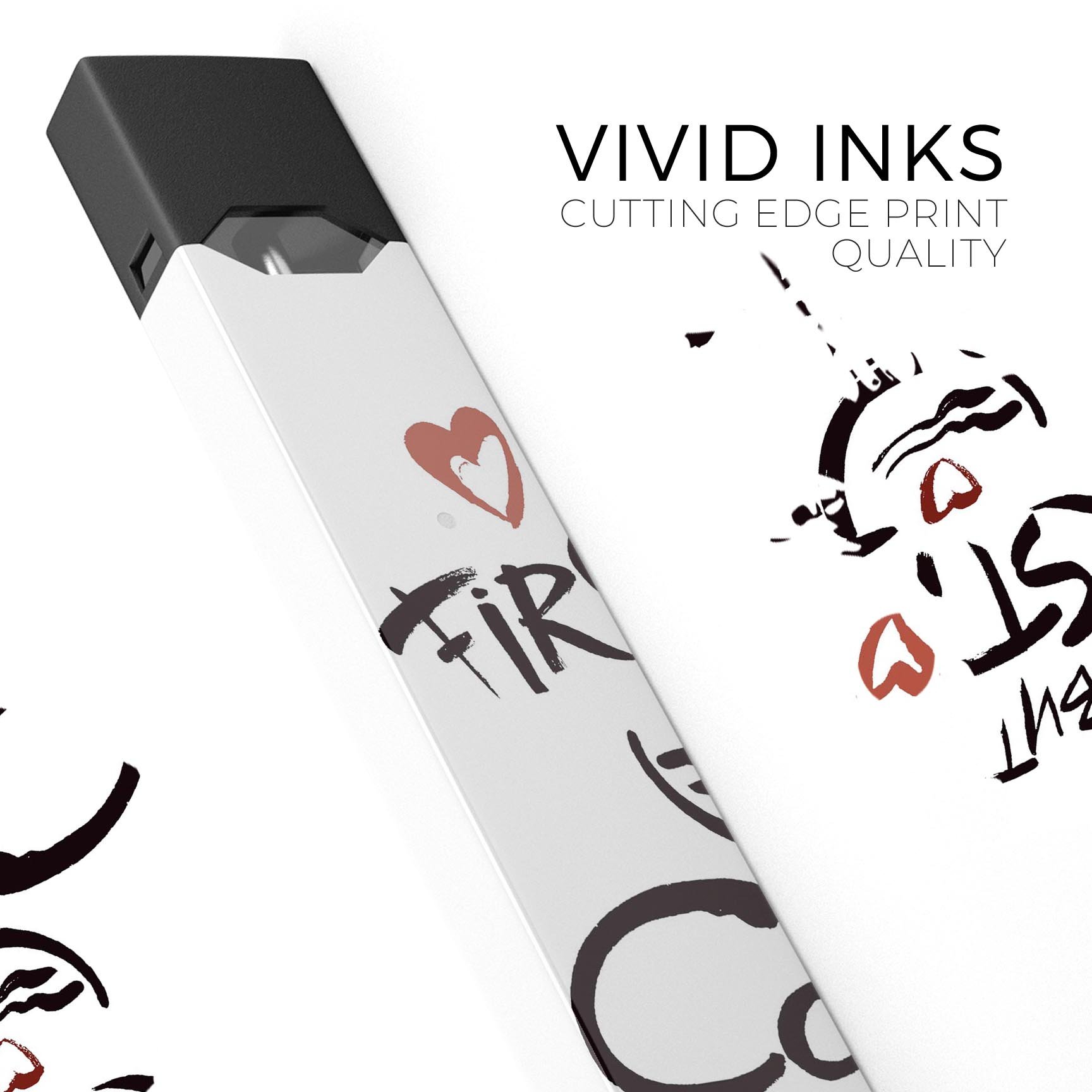 But First Coffee premium decal skin-wrap sticker designed for JUUL vaping device, showcasing vibrant coffee-themed graphics.