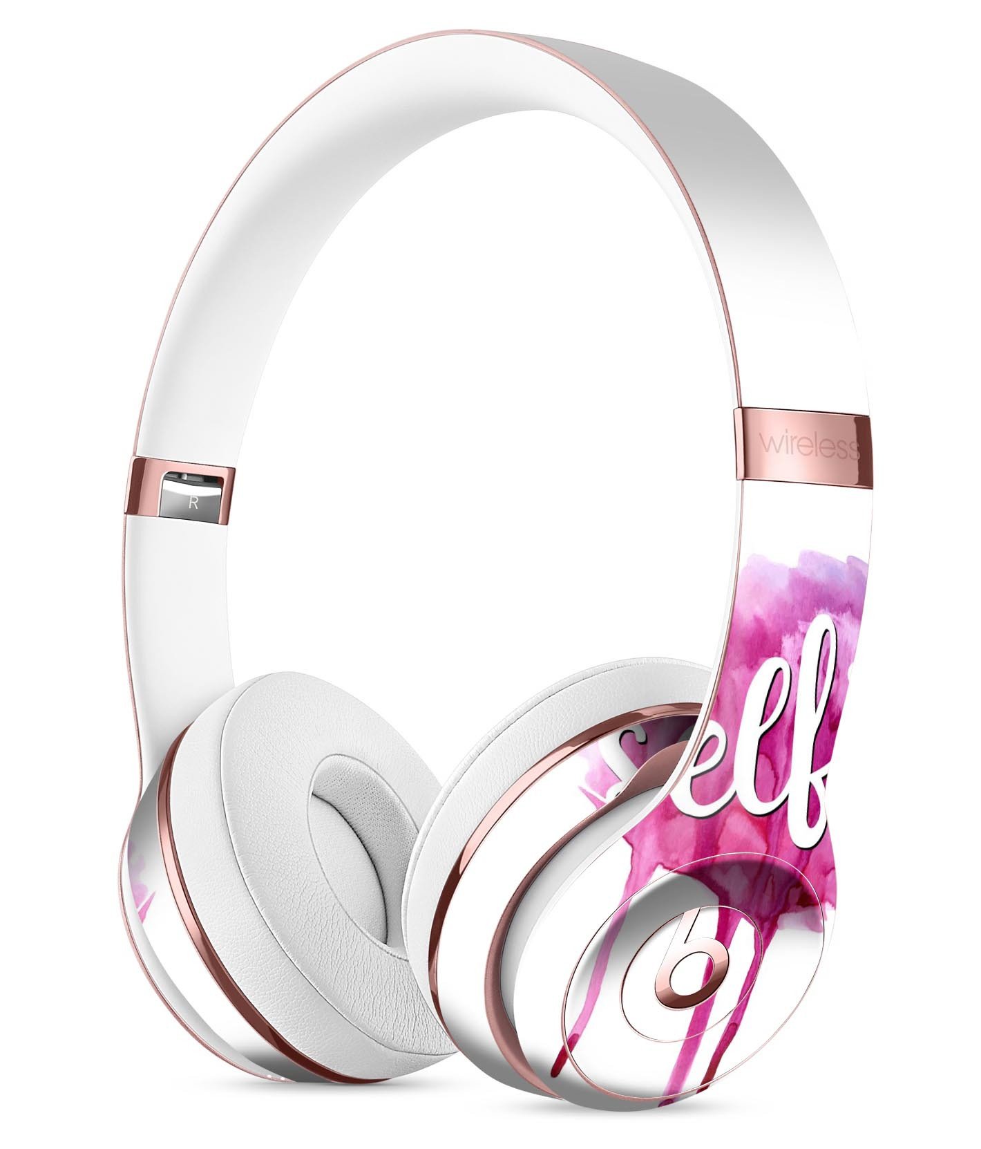 But First, Selfie Full-Body Skin Kit for Beats by Dre Solo 3, showcasing vibrant design and premium vinyl material.
