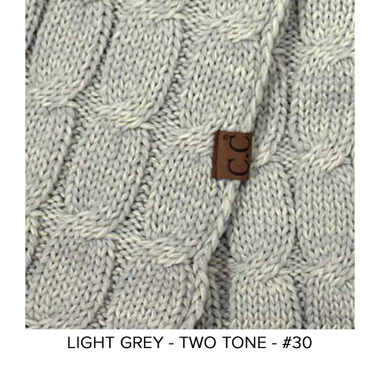 CC Brand Multi-Toned Touchscreen Tech Phone Gloves in various colors, showcasing a stylish cable knit design suitable for winter.
