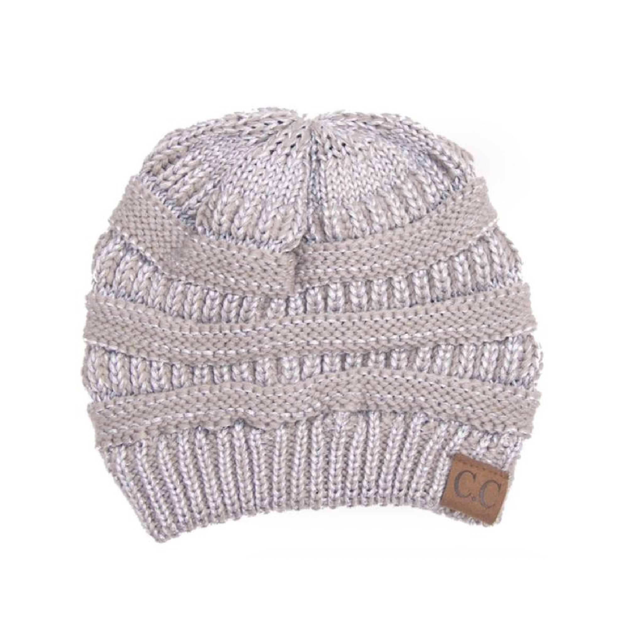 CC Cozy Metallic Cable Knit Skully Beanie in various trending colors with a stylish cable knit pattern and metallic accents.