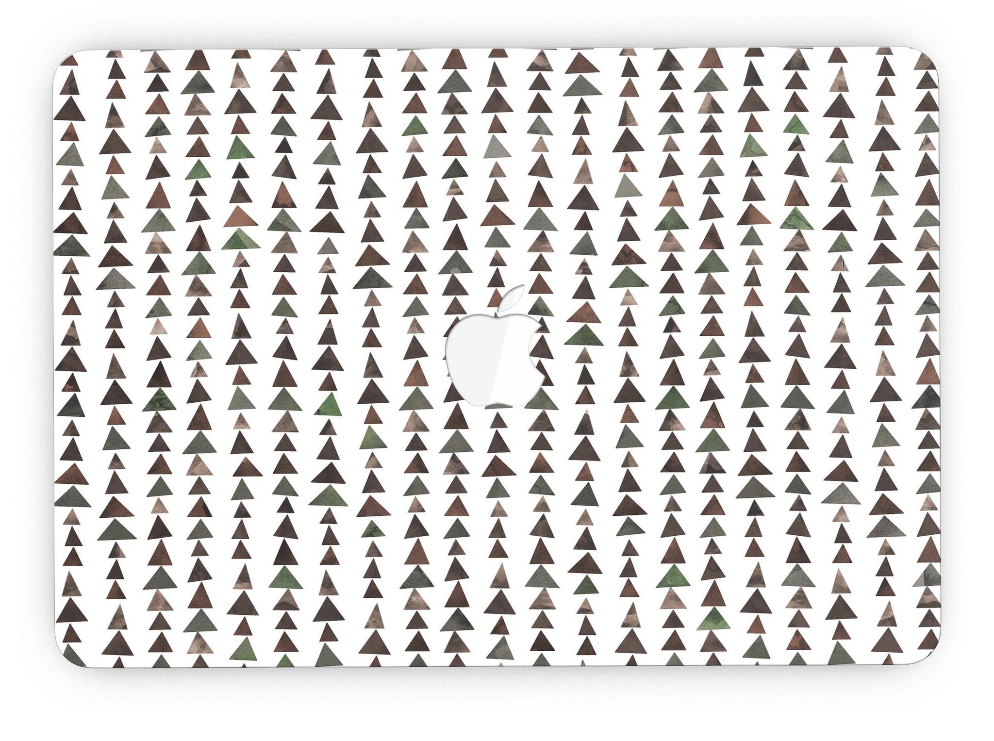 Camo Watercolor Triangle Pattern V2 skin for MacBook Pro with Retina Display, showcasing vibrant colors and unique design.