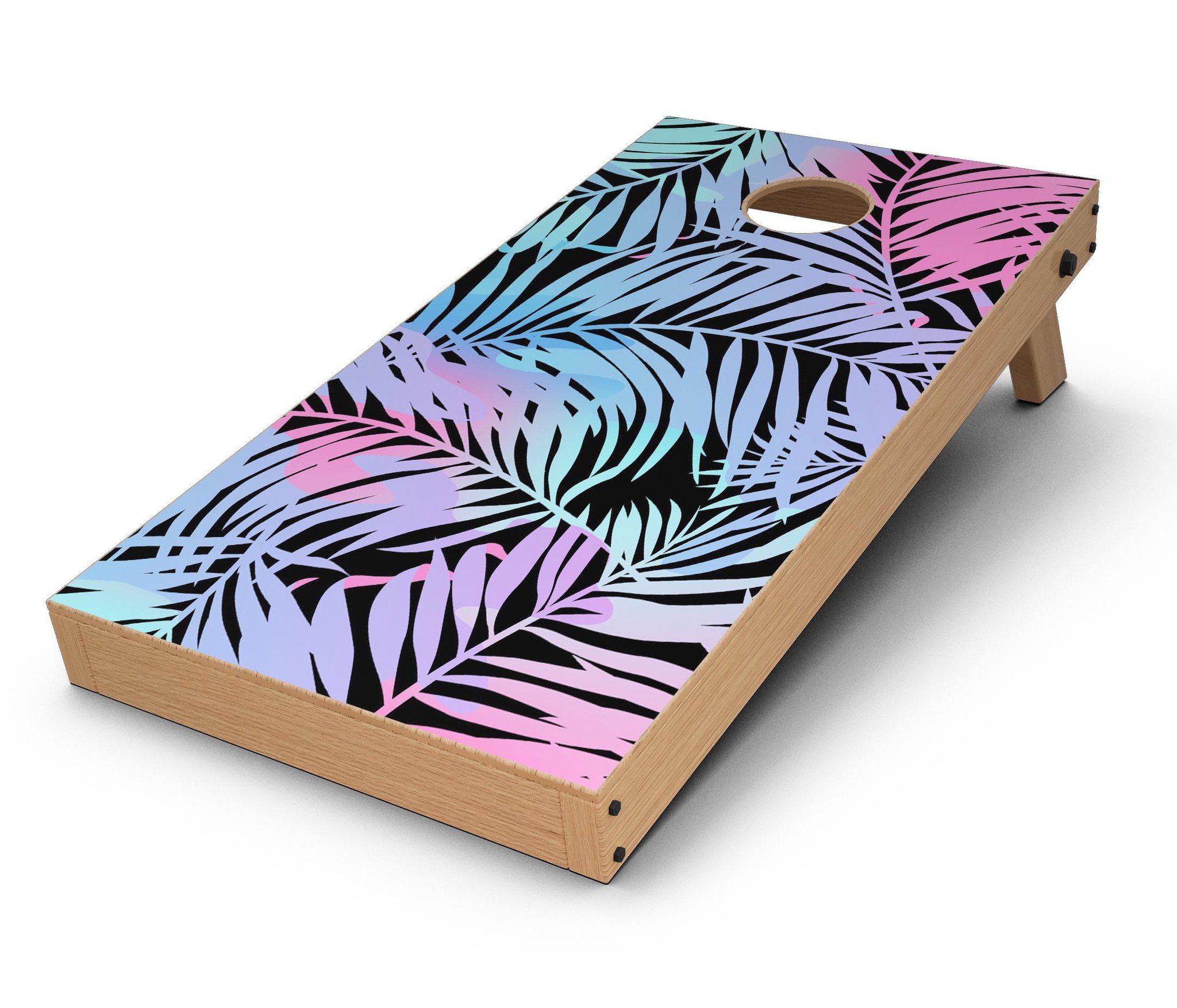 Main Chromatic Safari CornHole Board Skin Decal Kit image