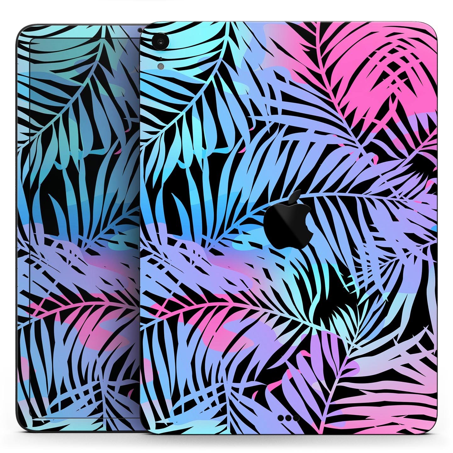 Chromatic Safari full body skin decal for Apple iPad Pro 12.9", showcasing vibrant colors and premium 3M material.