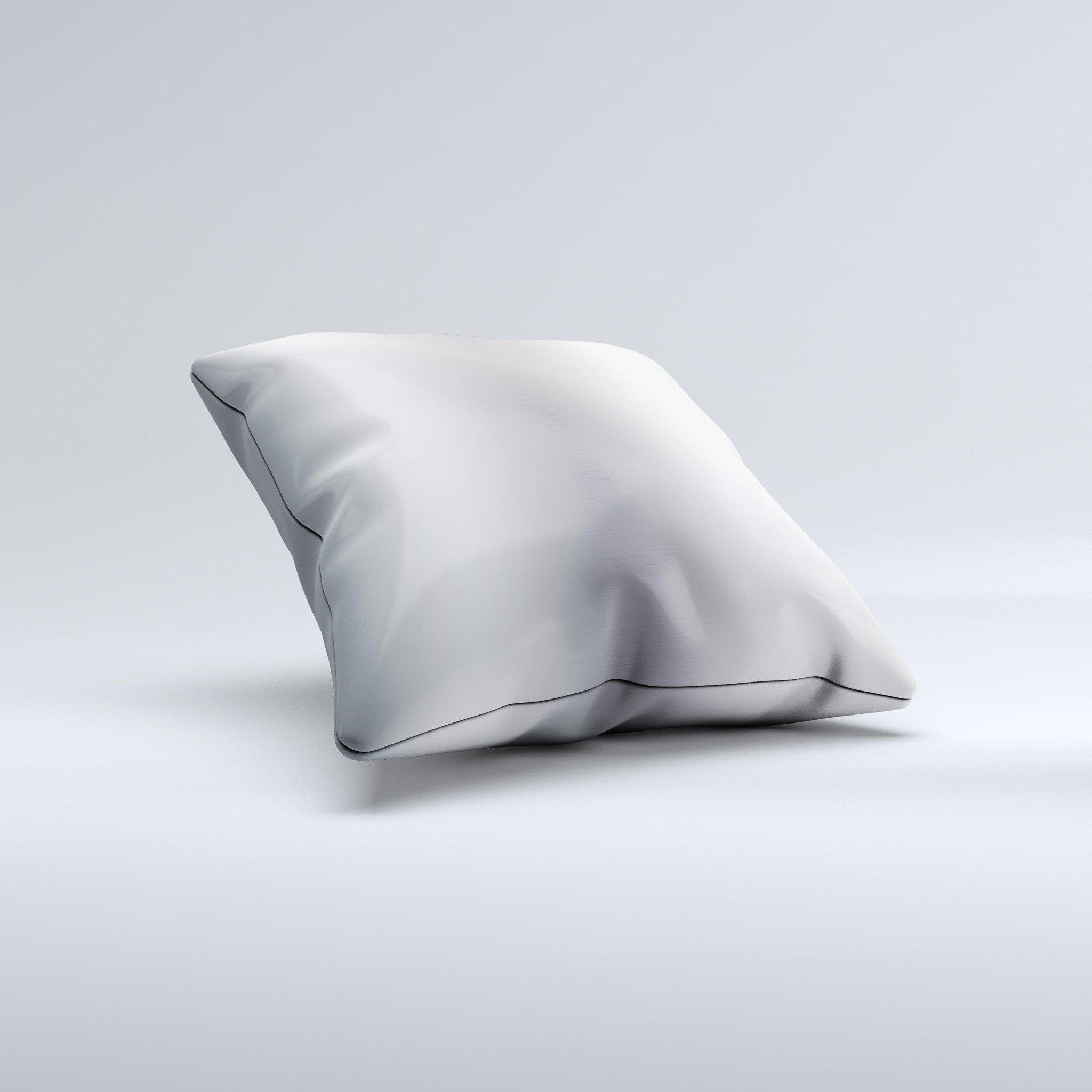 Chrome Reflective Ink-Fuzed Decorative Throw Pillow showcasing unique hand-produced graphic and high-quality fabric.