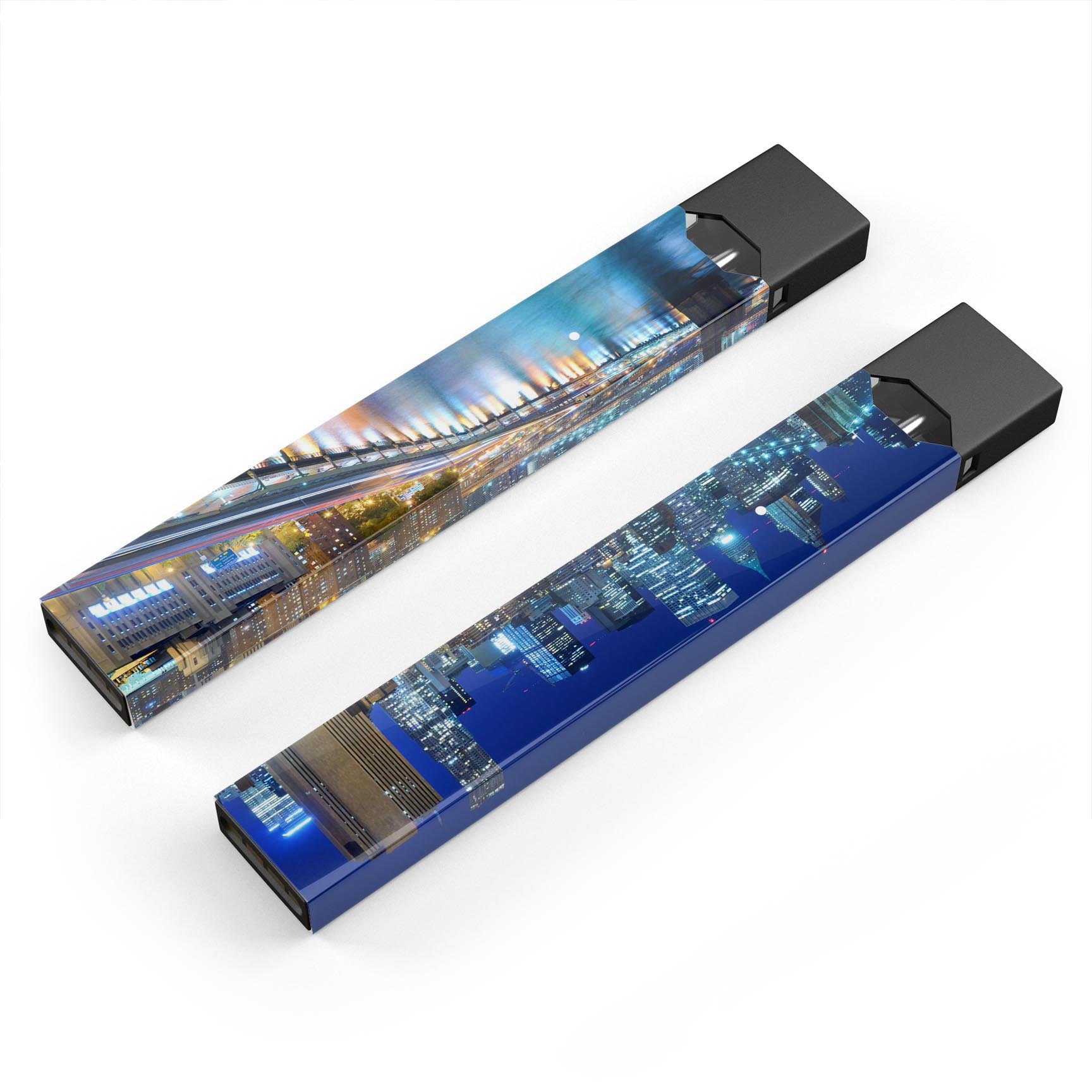 CityLife Blur premium decal skin-wrap sticker designed for JUUL vaping device, showcasing vibrant design and protective features.