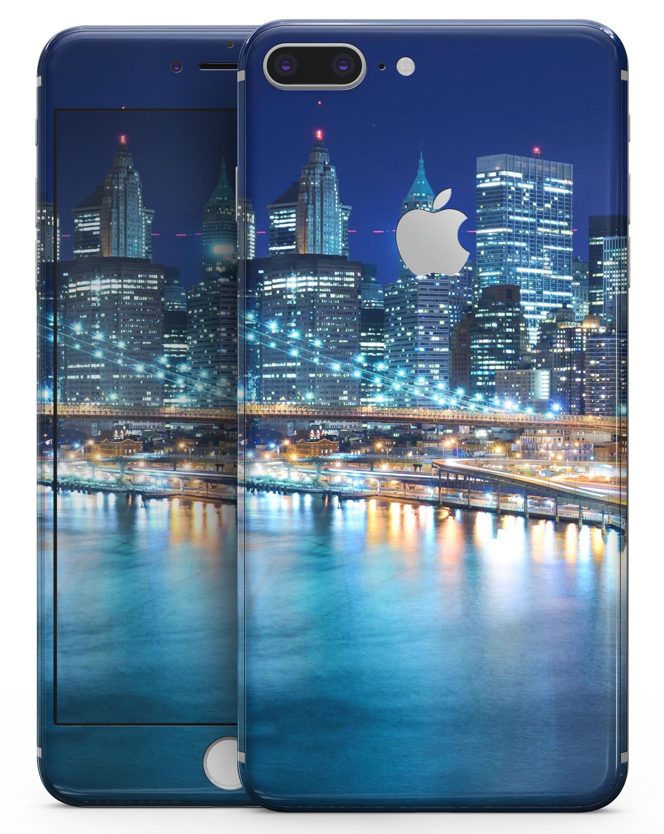 CityLife Blur Skin-kit for iPhone 8 and 8 Plus, showcasing stylish design and premium vinyl material.
