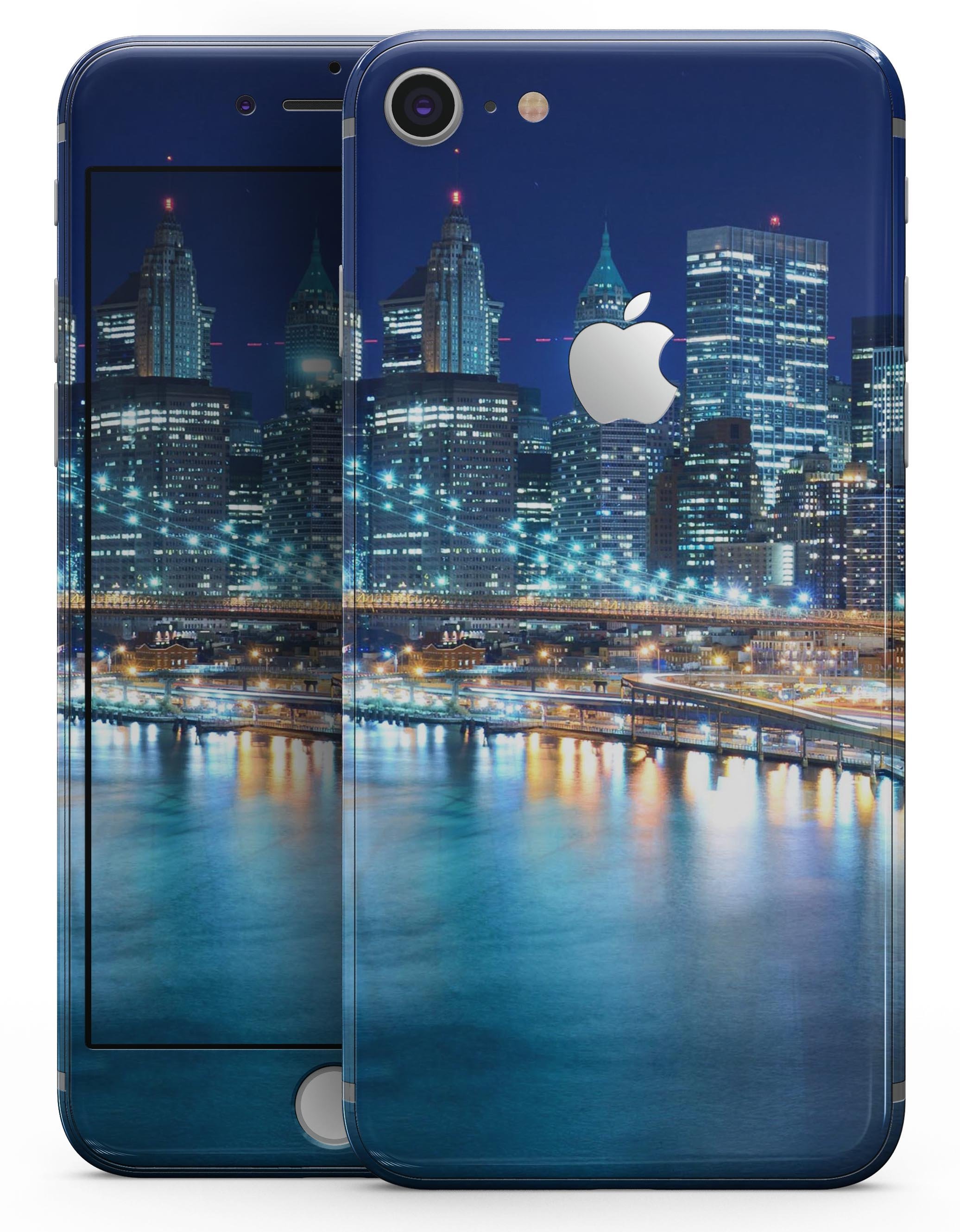 CityLife Blur Skin-kit for iPhone 8 and 8 Plus, showcasing stylish design and premium vinyl material.