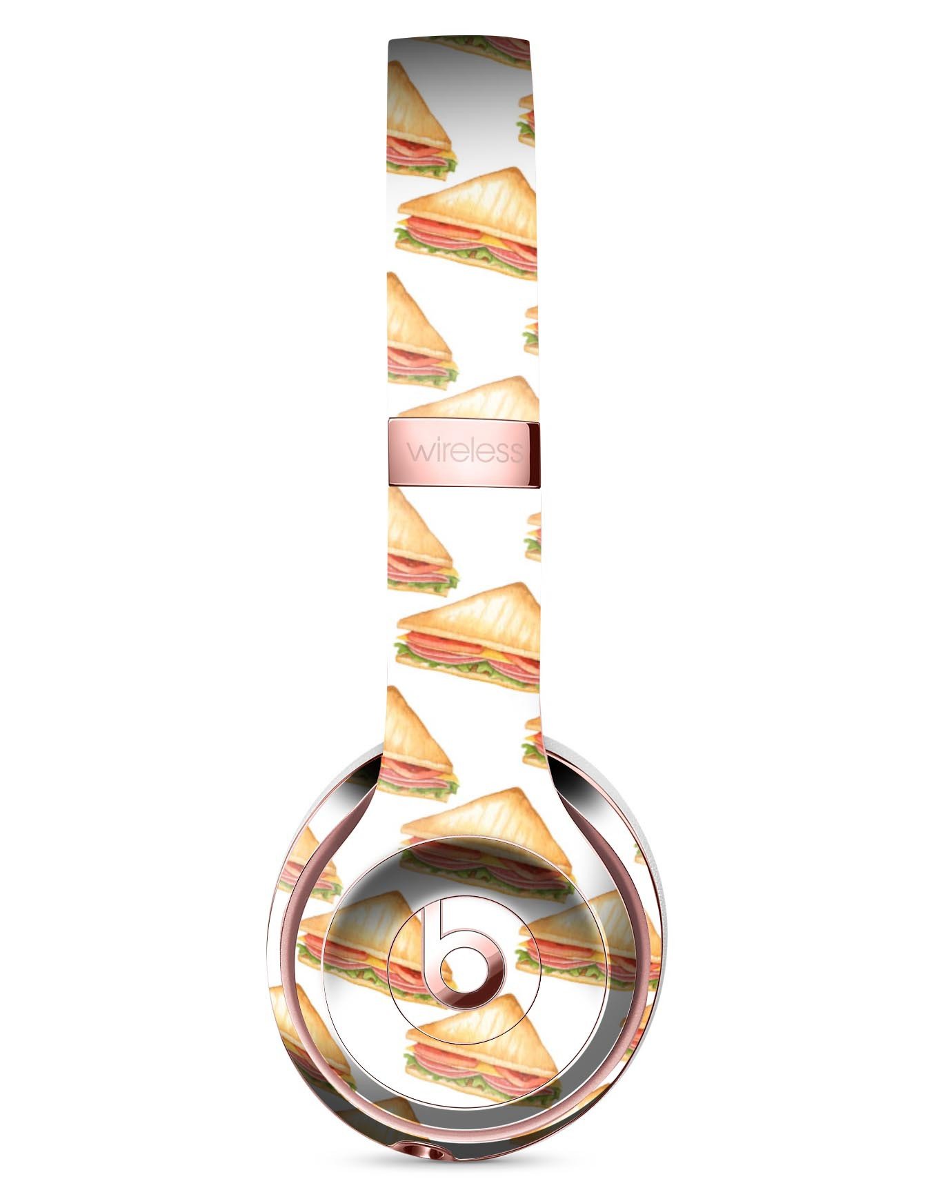 Clubhouse Ham Sandwich Full-Body Skin Kit for Beats by Dre Solo 3, showcasing vibrant design and premium vinyl material.