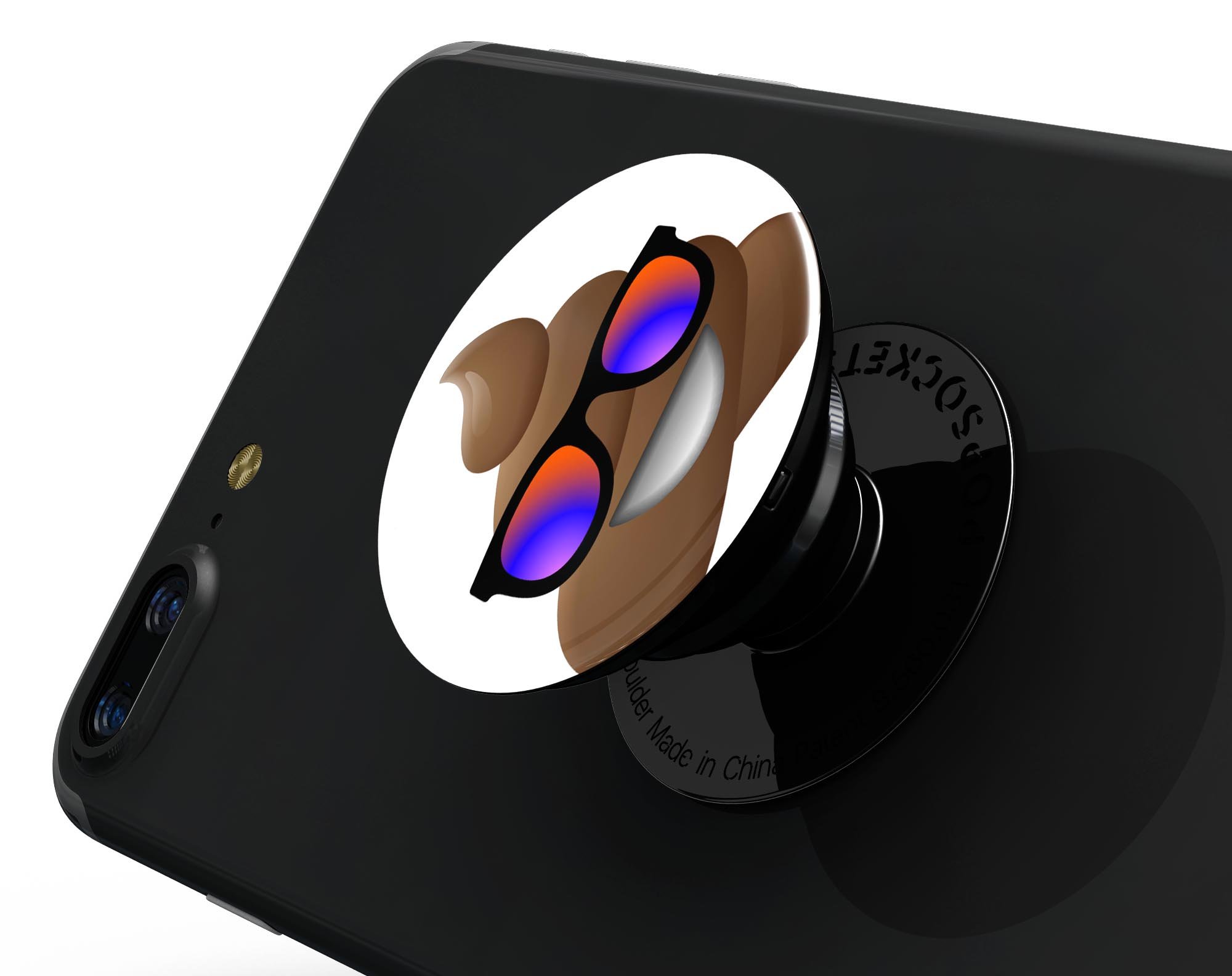 Cool v2 Emoticon Emoji Skin Kit for PopSockets, featuring vibrant emoticon designs on a premium vinyl surface.