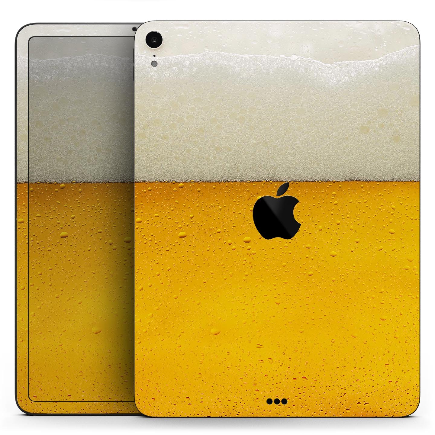 Cold Beer full body skin decal for Apple iPad Pro 12.9" and 11", showcasing vibrant design and premium 3M material.