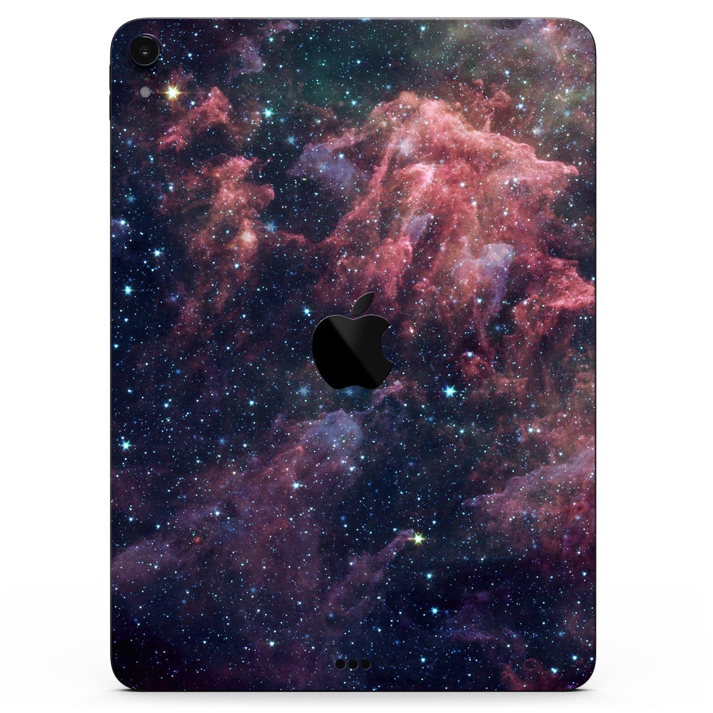 Colorful Deep Space Nebula skin decal for Apple iPad, showcasing vibrant cosmic design and premium finish.