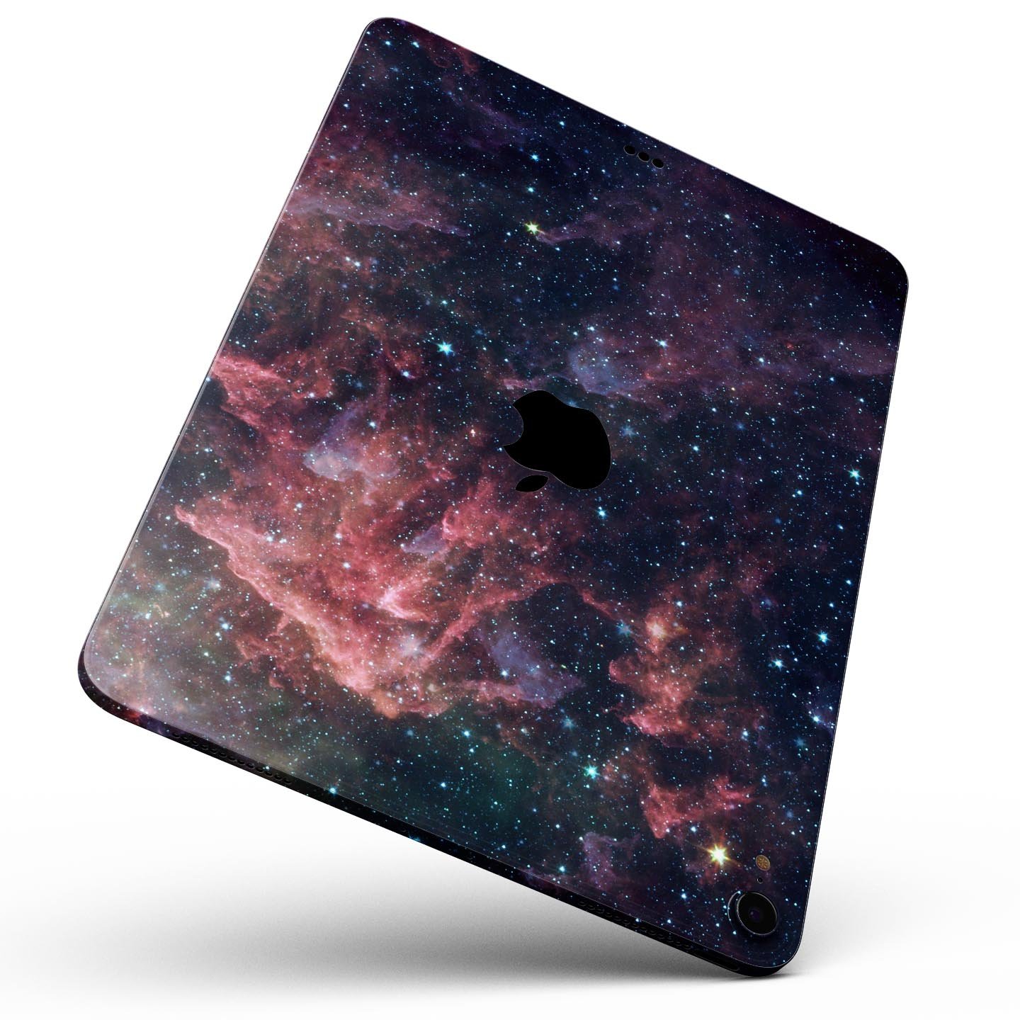 Colorful Deep Space Nebula skin decal for Apple iPad, showcasing vibrant cosmic design and premium finish.