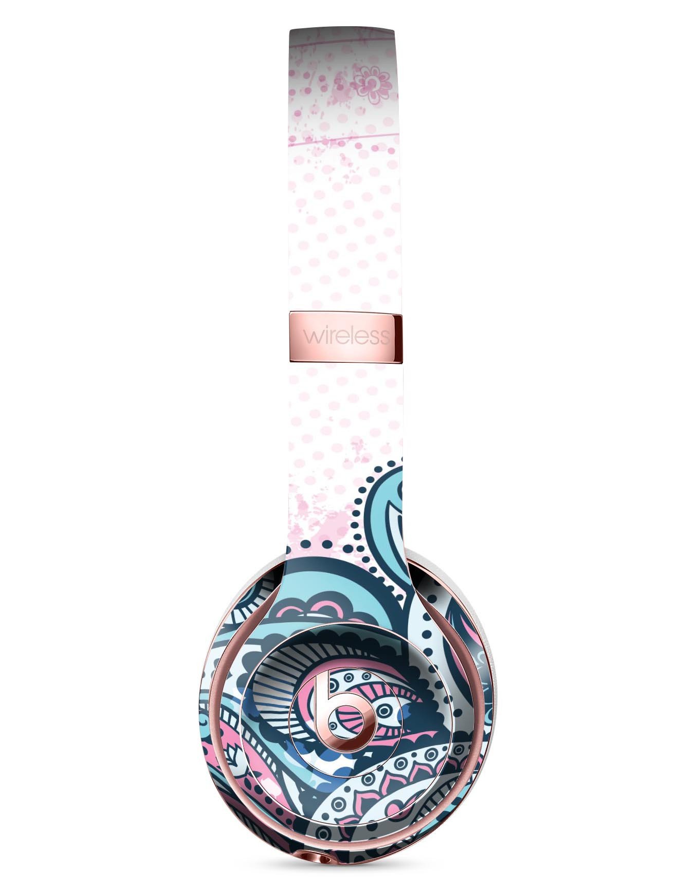 Colorful Ethnic Sprouts Full-Body Skin Kit for Beats by Dre Solo 3, showcasing vibrant ethnic designs on premium vinyl.
