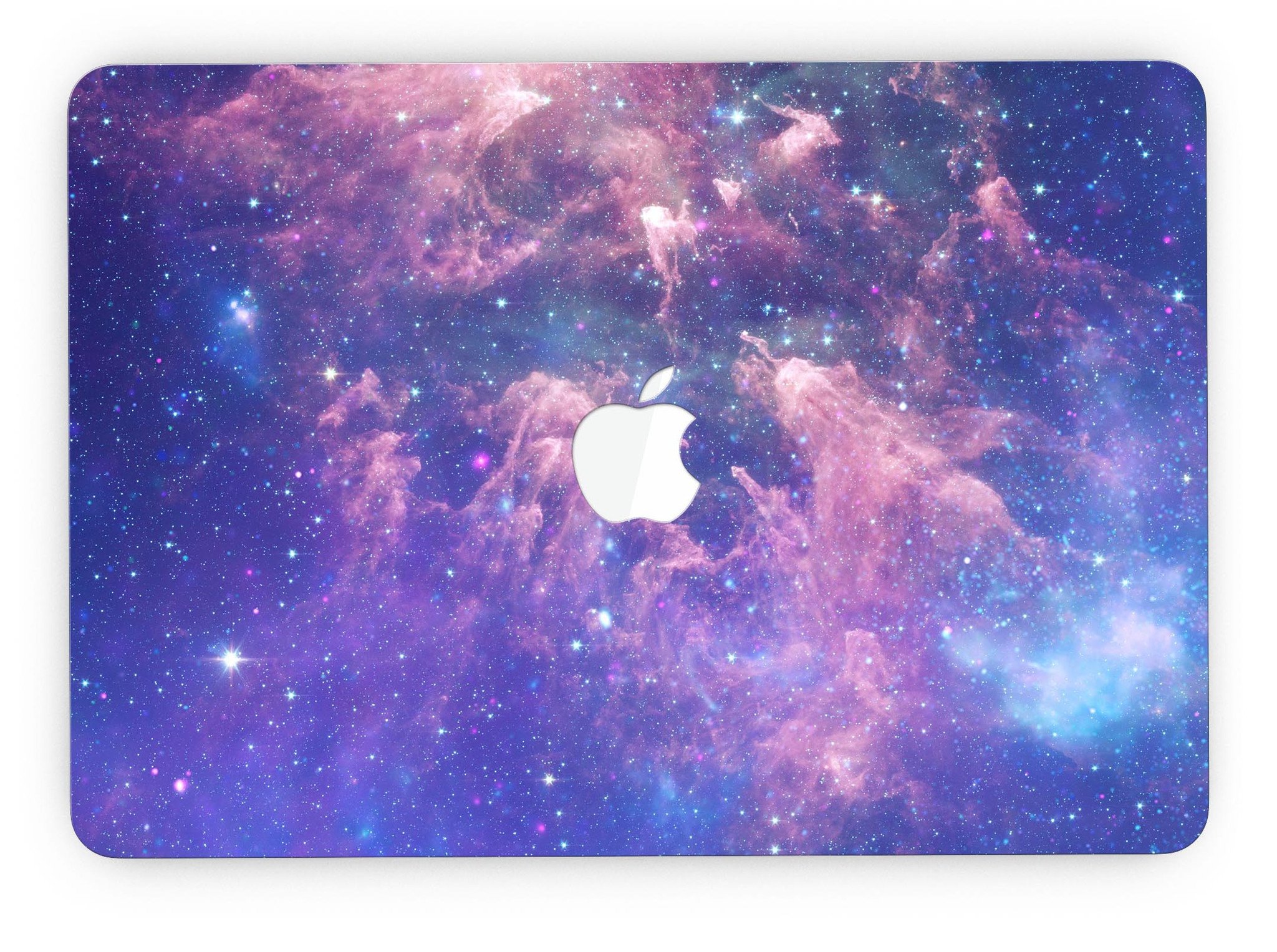 Colorful nebula skin for MacBook Pro with Retina Display, showcasing vibrant colors and a sleek design.