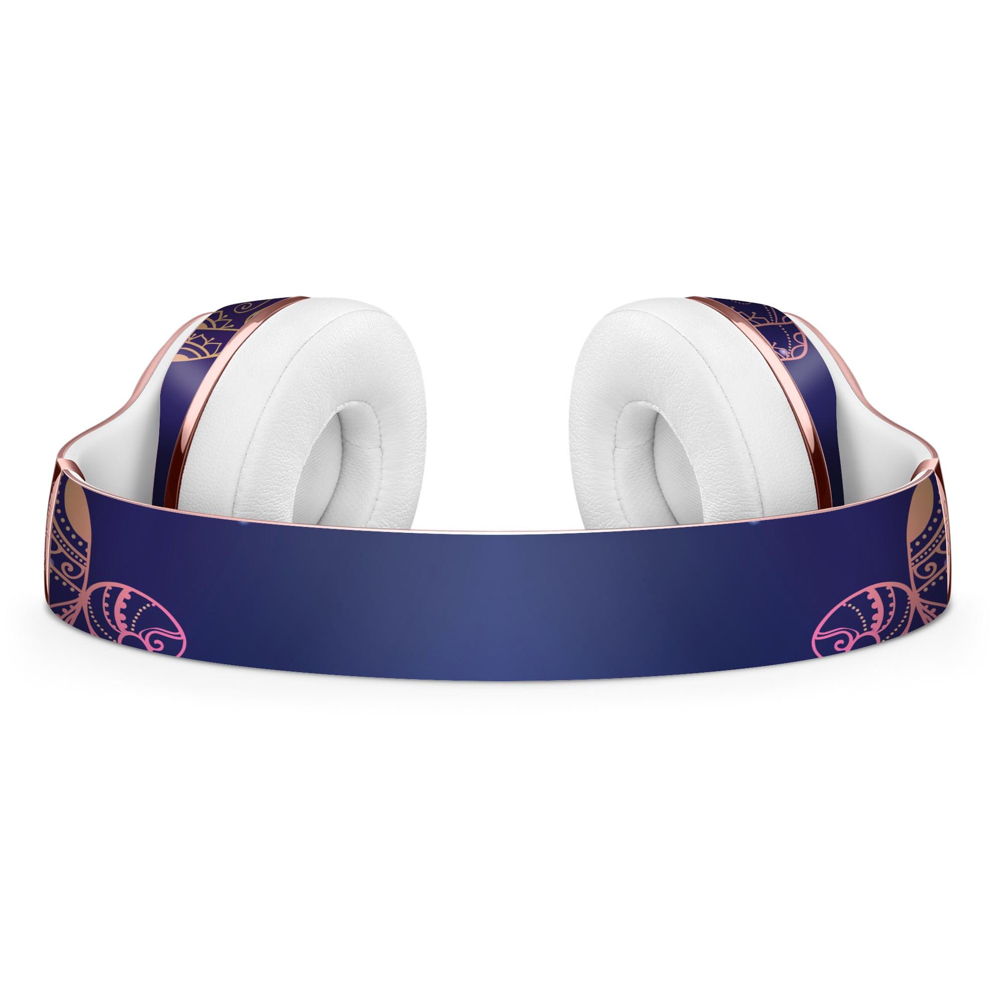 Colorful Sacred Elephant Full-Body Skin Kit for Beats by Dre Solo 3 Wireless Headphones, showcasing vibrant elephant design.