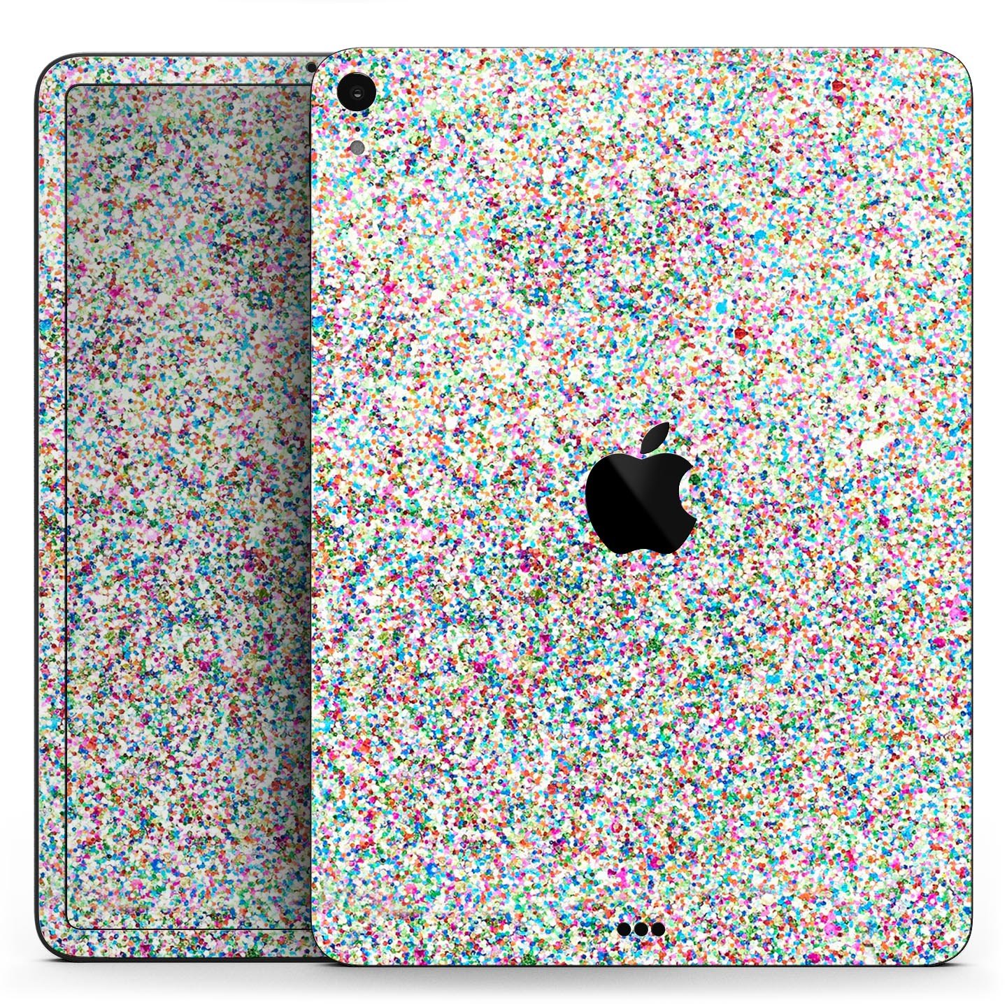 Colorful Small Sprinkles skin decal for Apple iPad Pro, showcasing vibrant colors and a sleek design.
