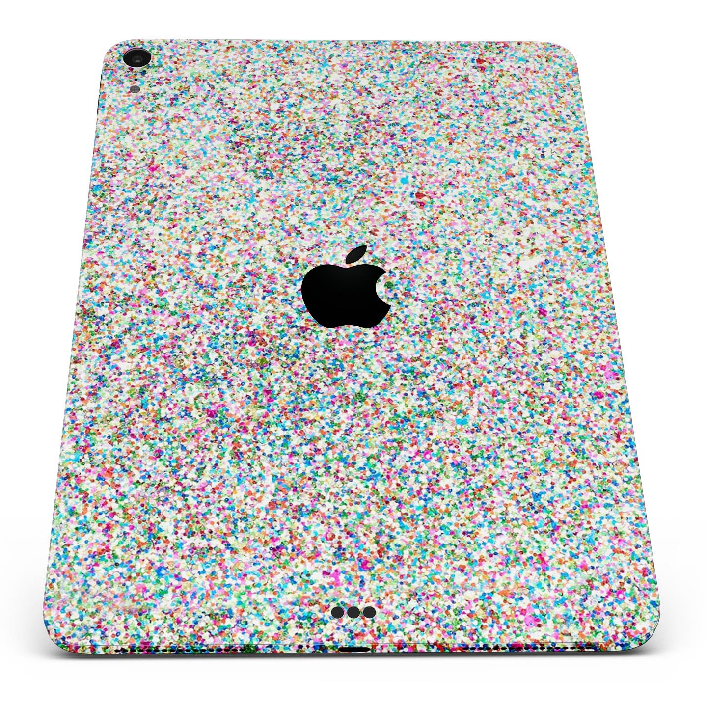 Colorful Small Sprinkles skin decal for Apple iPad Pro, showcasing vibrant colors and a sleek design.
