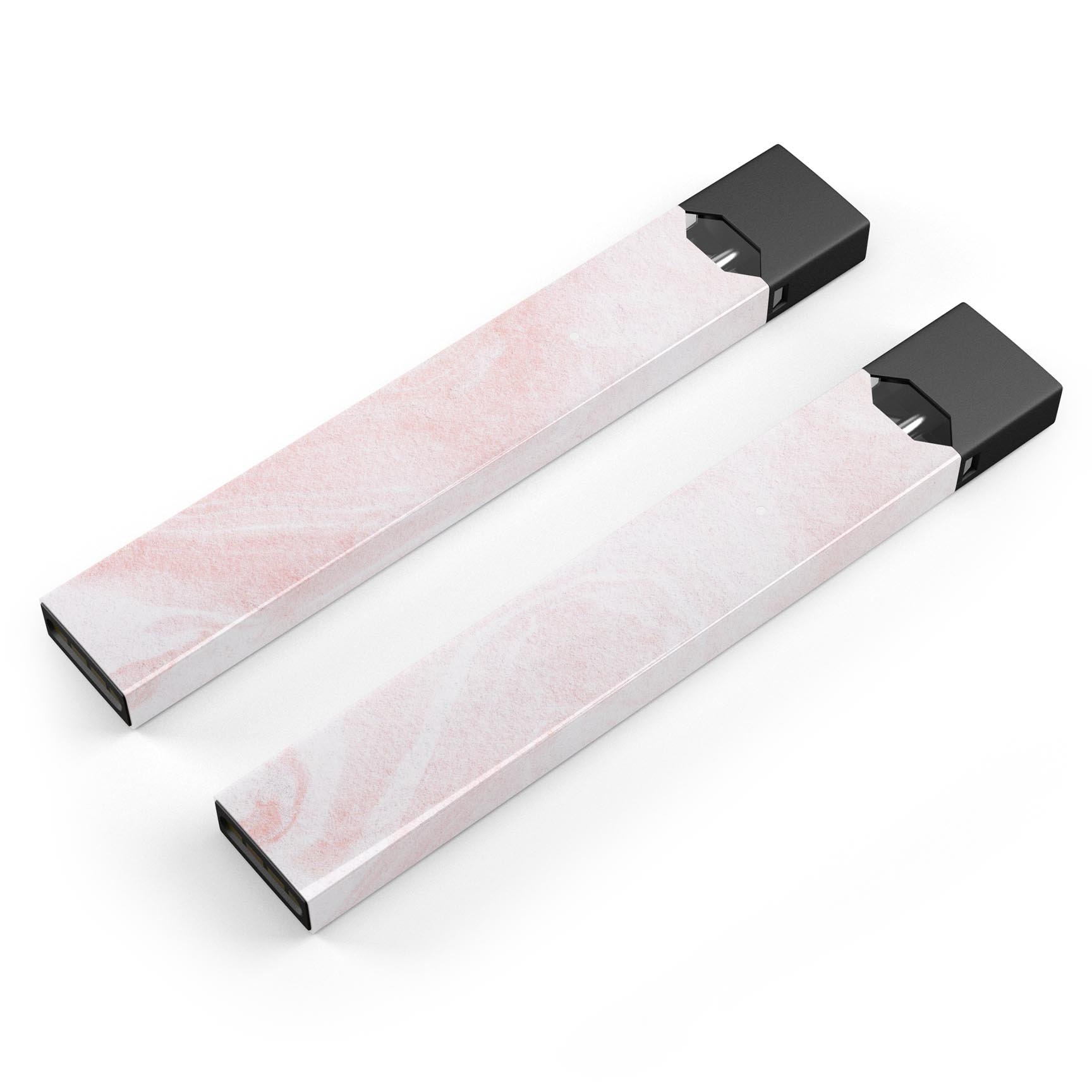 Coral 39 Textured Marble skin-wrap sticker for JUUL device, showcasing a stylish marble design with a protective finish.