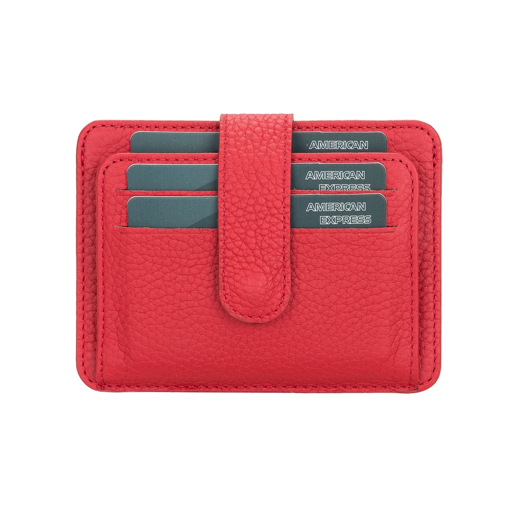 Cortez Handcrafted Leather Slim Wallet showcasing its elegant design and multiple card slots.