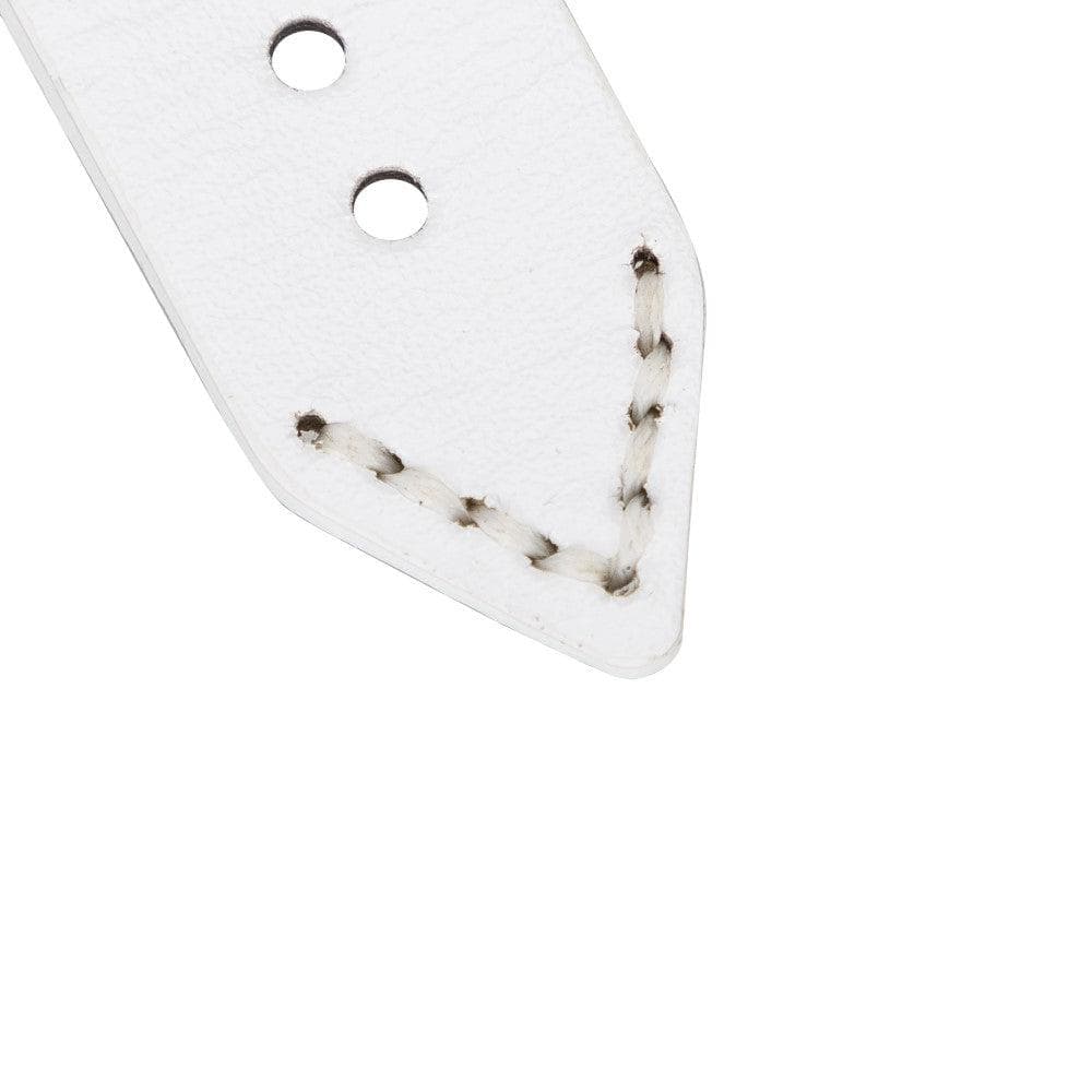 Coventry Classic Apple Watch Leather Strap in premium full-grain leather with stainless steel buckle, showcasing its elegant design.