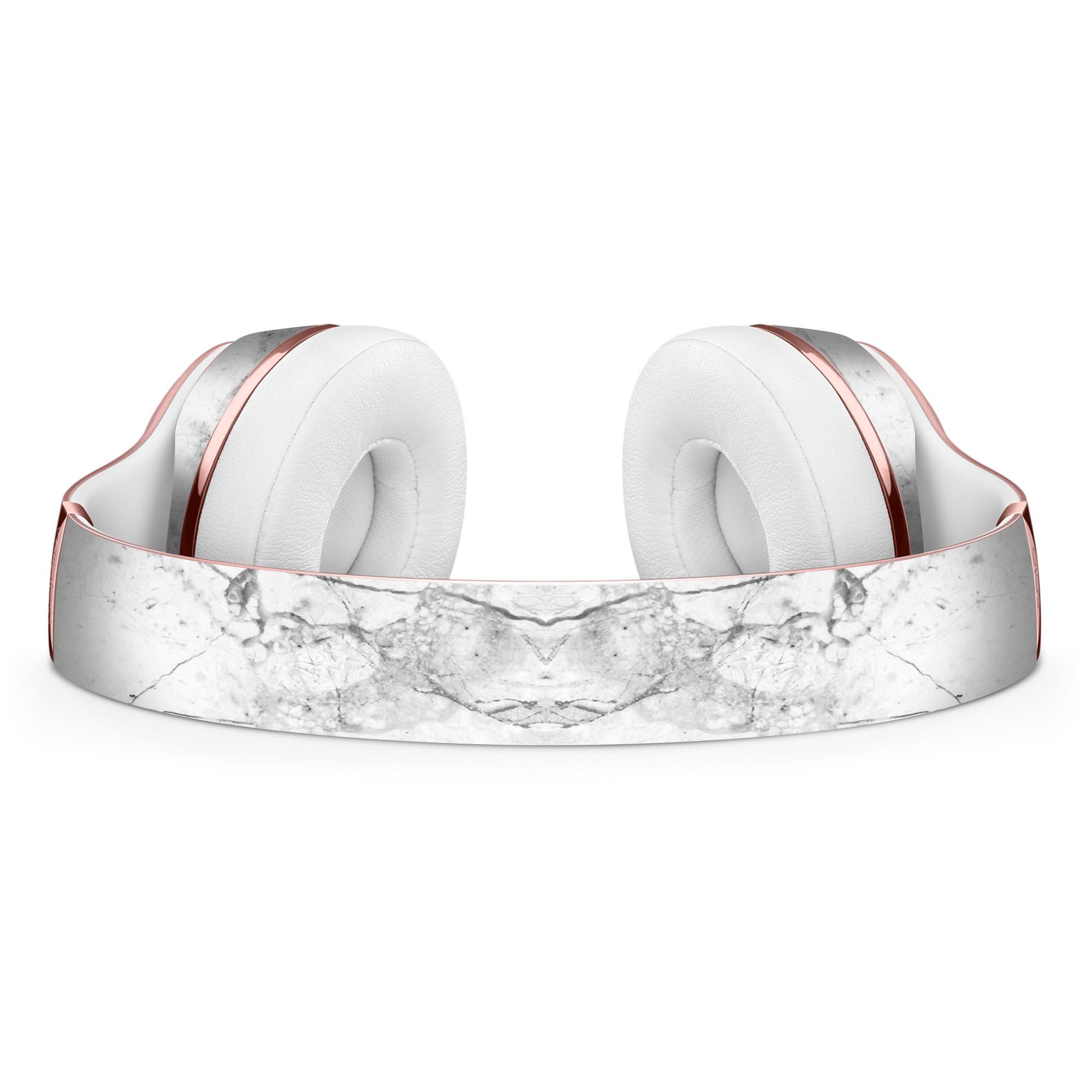 Cracked Marble Surface Full-Body Skin Kit for Beats by Dre Solo 3, showcasing a stylish design that protects headphones from scratches.