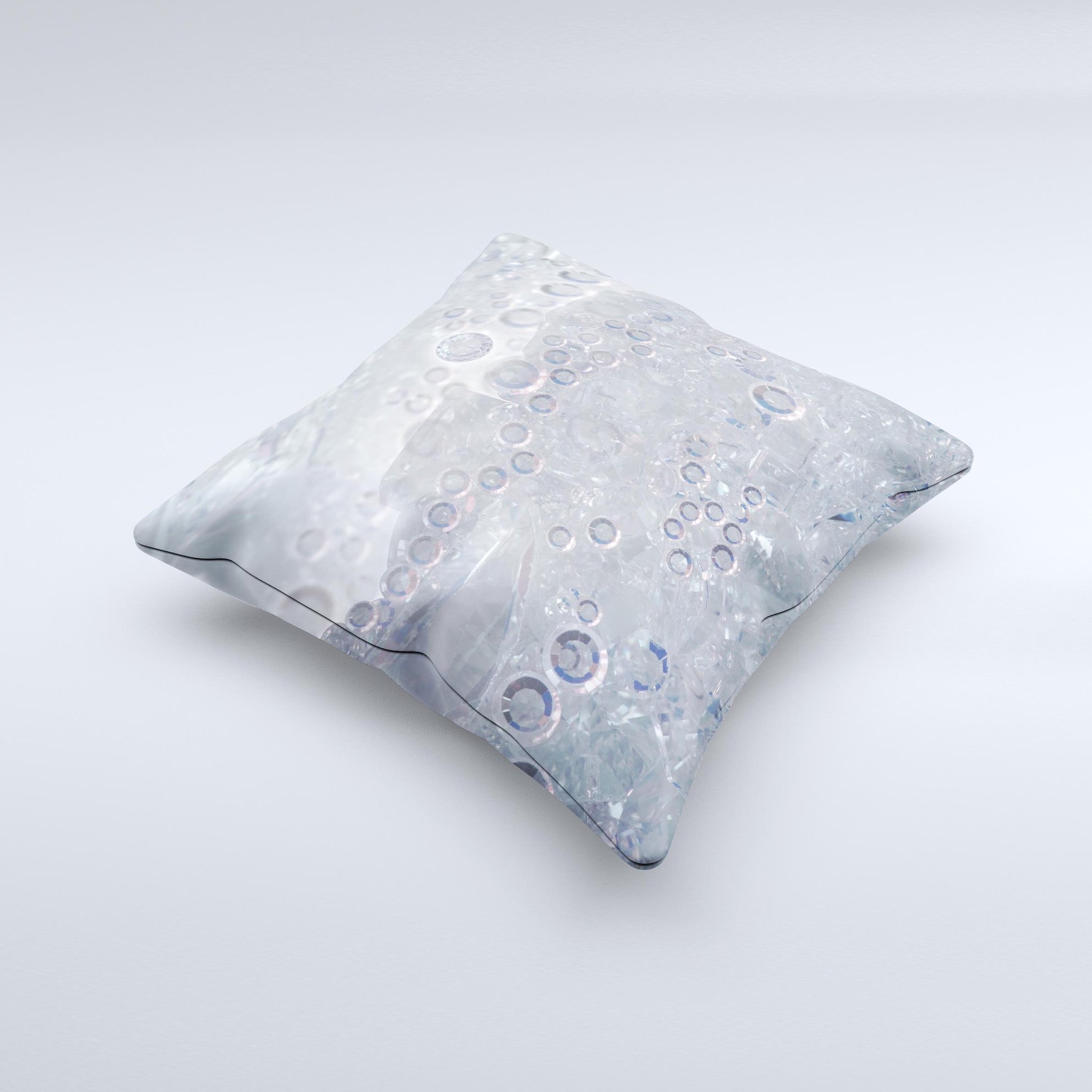 A beautifully handcrafted Crystalized Ink-Fuzed Decorative Throw Pillow featuring unique designs, made in Virginia with high-quality materials.