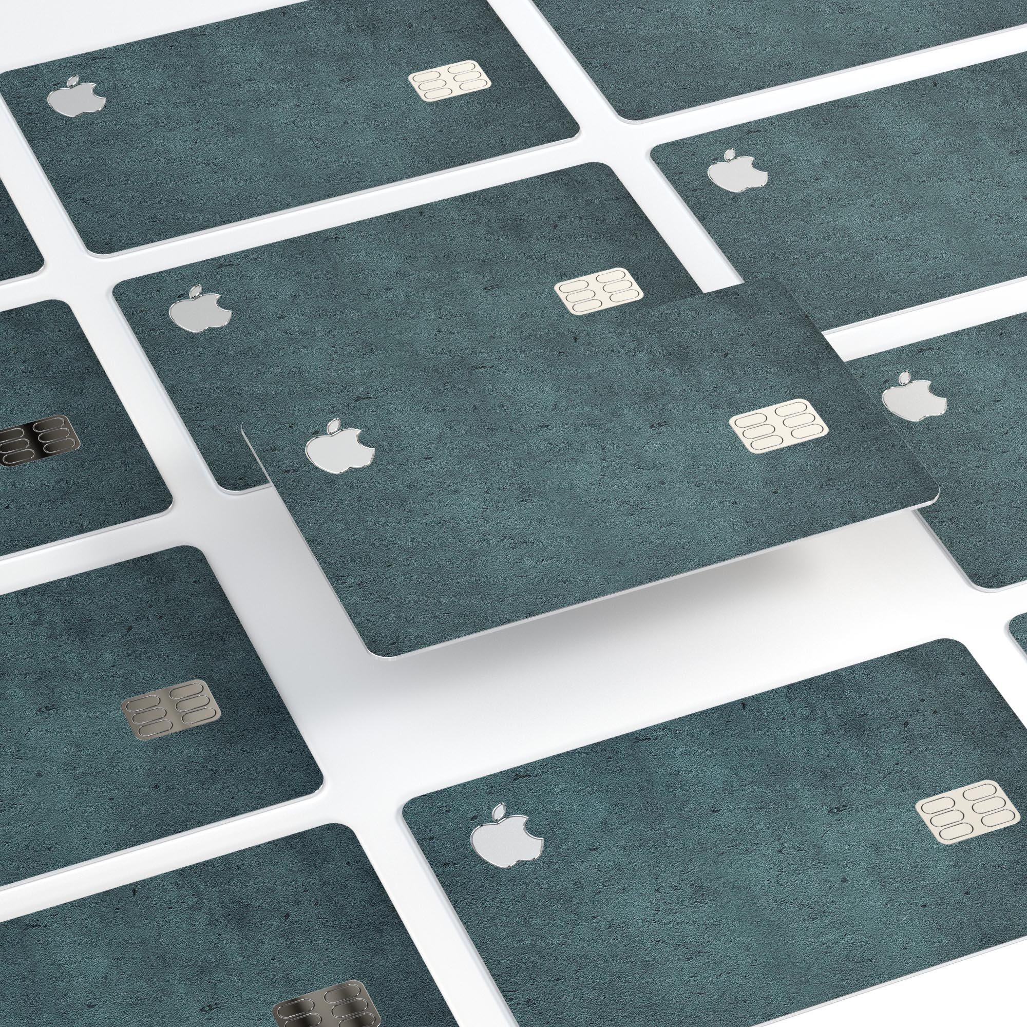 Dark Blue Surface v1 decal skin for Apple Card, showcasing premium vinyl material and stylish design.