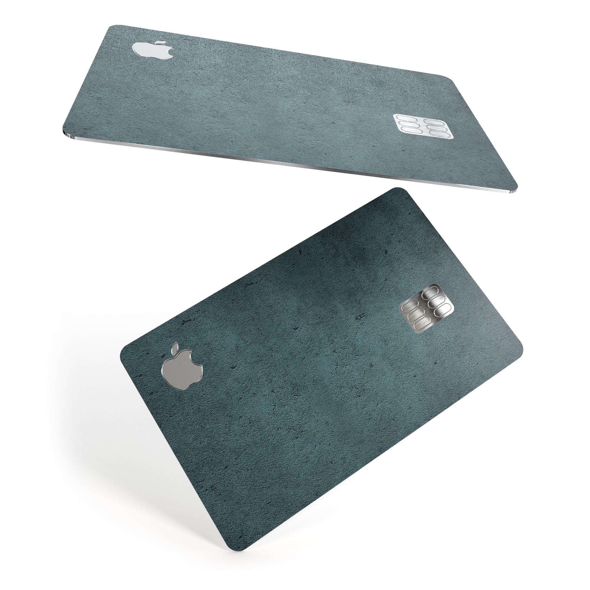 Dark Blue Surface v1 decal skin for Apple Card, showcasing premium vinyl material and stylish design.