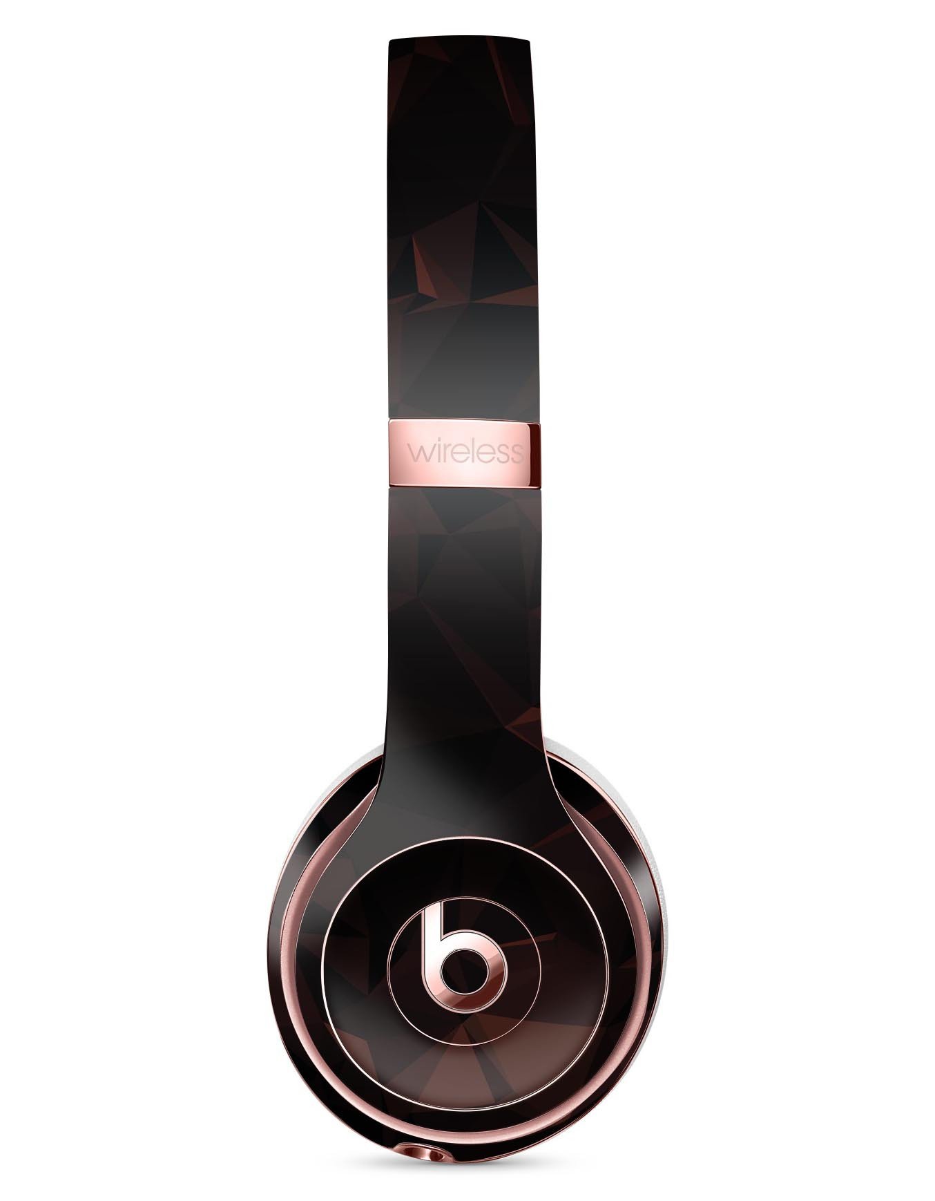 Dark Geometric V1 Full-Body Skin Kit for Beats by Dre Solo 3, showcasing a stylish geometric design on headphones.