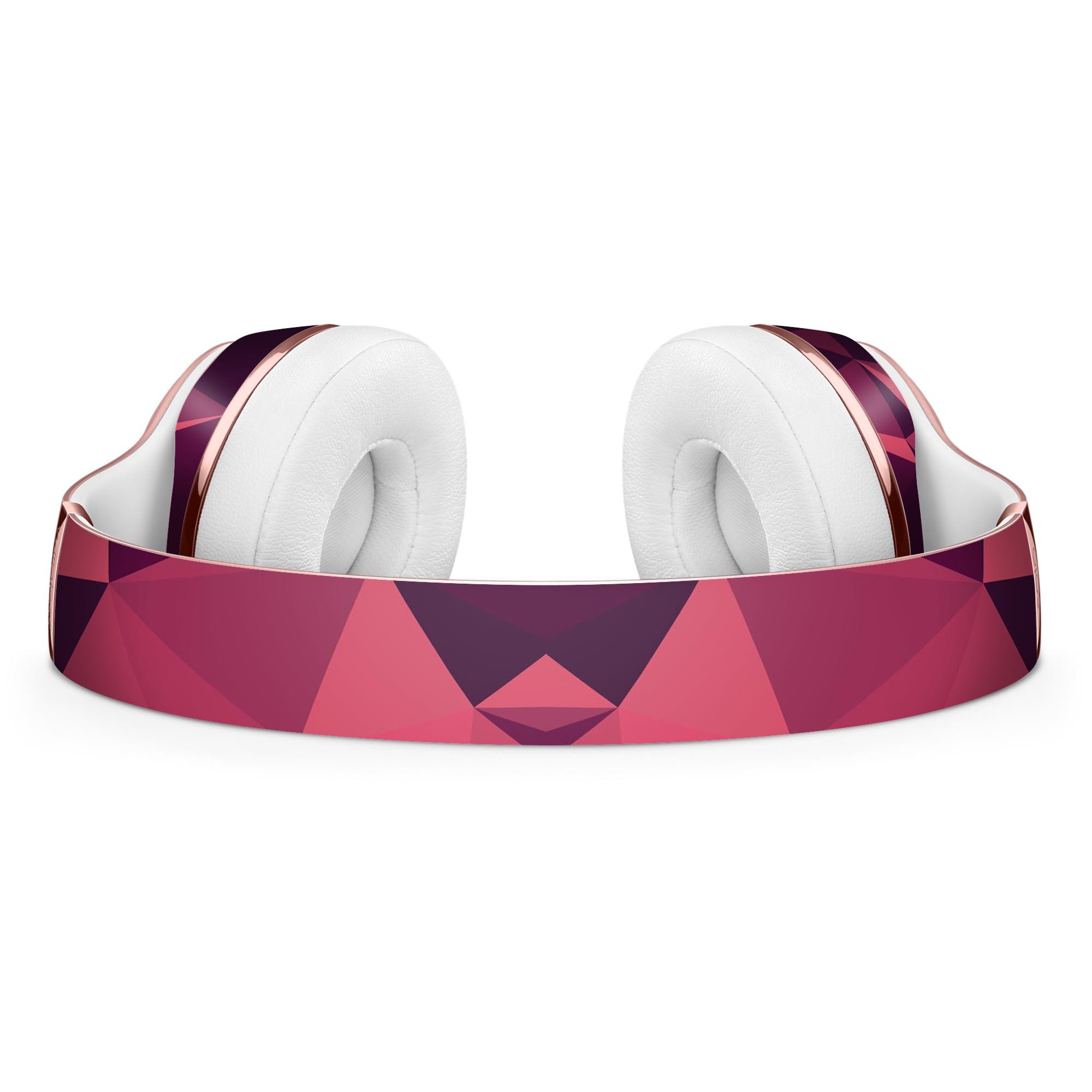 Dark Geometric V15 Full-Body Skin Kit for Beats by Dre Solo 3, showcasing a stylish geometric pattern on headphones.