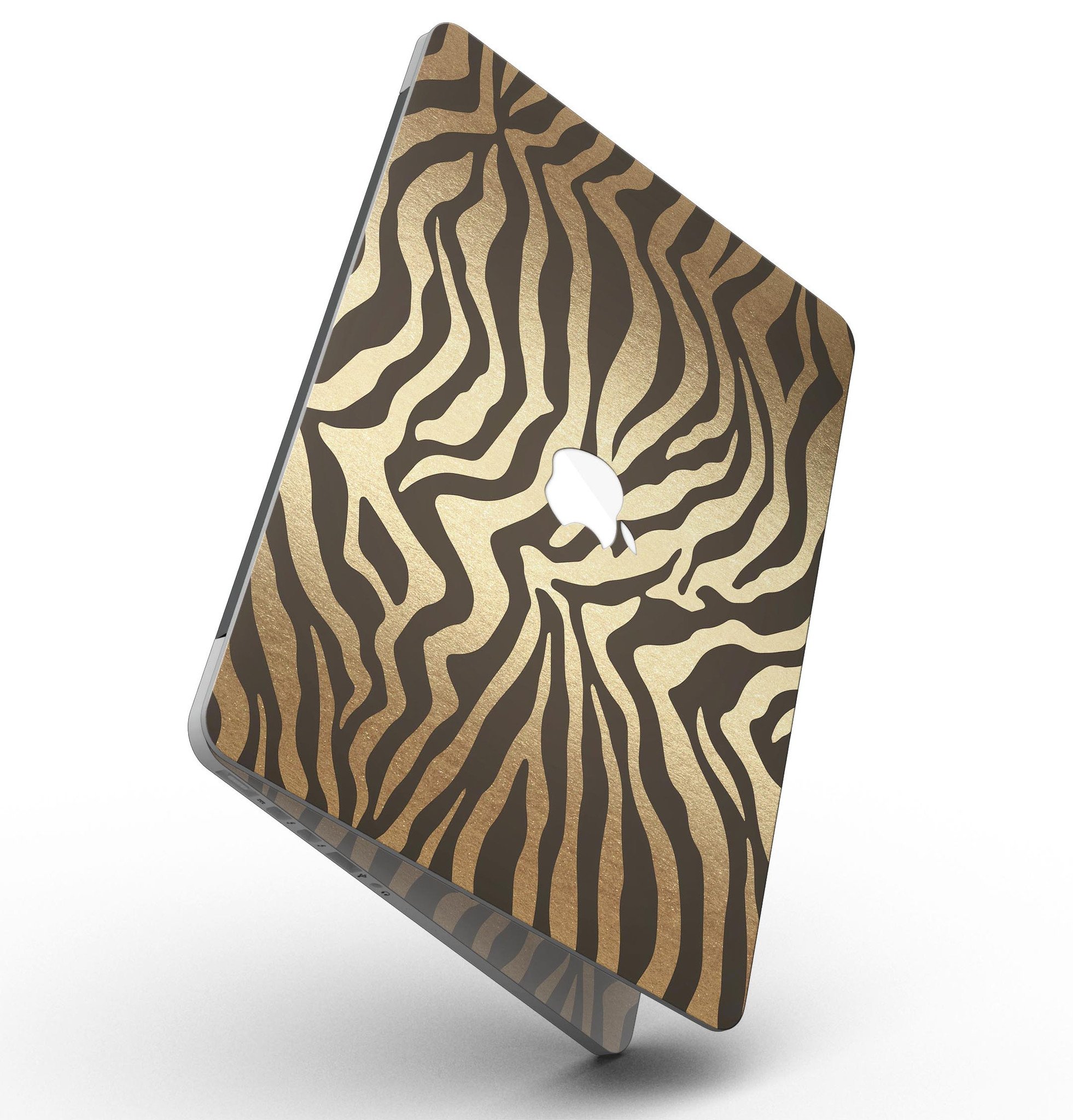 Dark Gold Flaked skin for MacBook Pro with Retina Display, showcasing a stylish design that protects against scratches.
