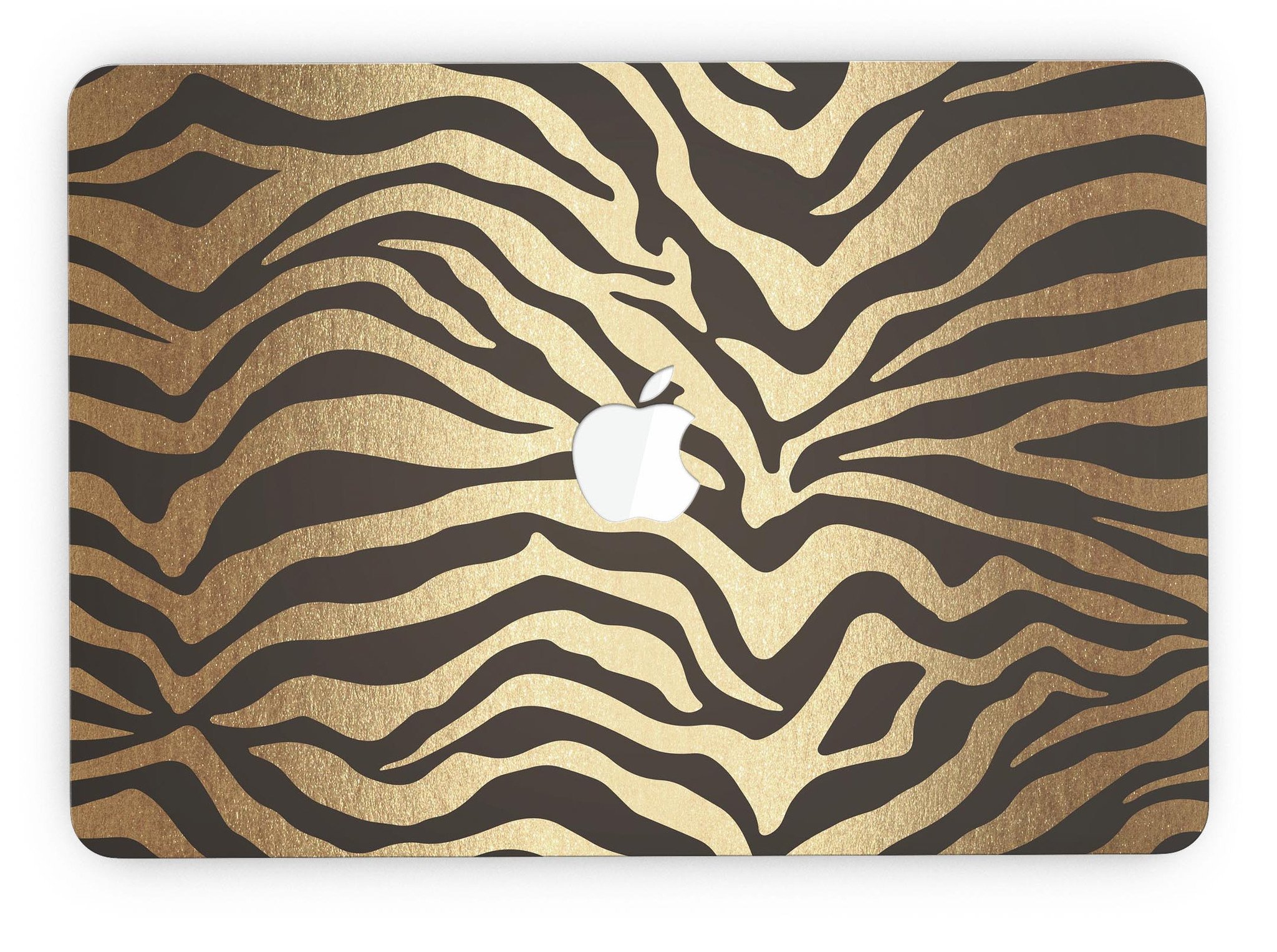 Dark Gold Flaked skin for MacBook Pro with Retina Display, showcasing a stylish design that protects against scratches.
