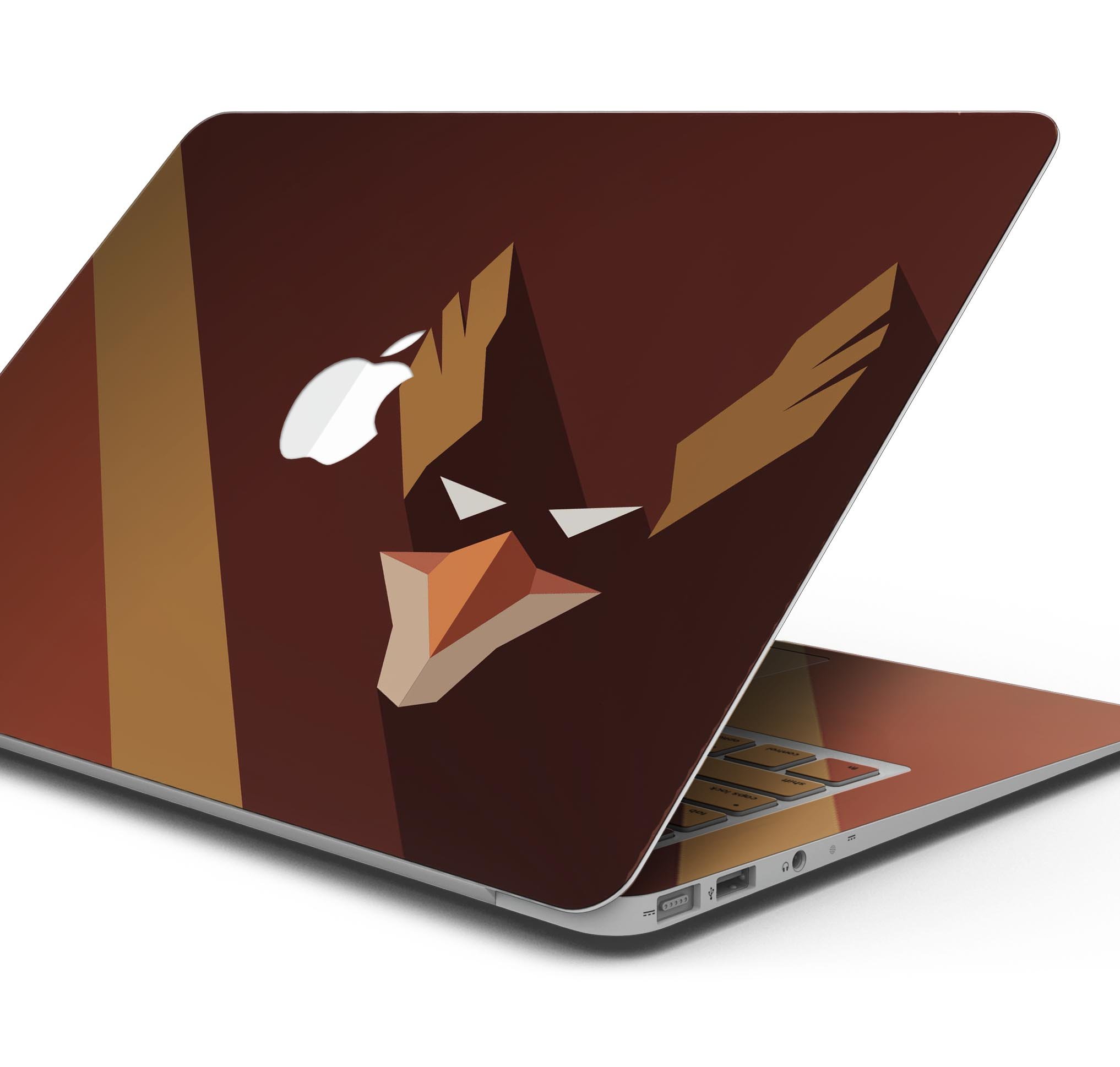 Dark Super Hero Wars 3 Skin Decal Wrap Kit for Apple MacBook, showcasing a stylish design and premium vinyl material.