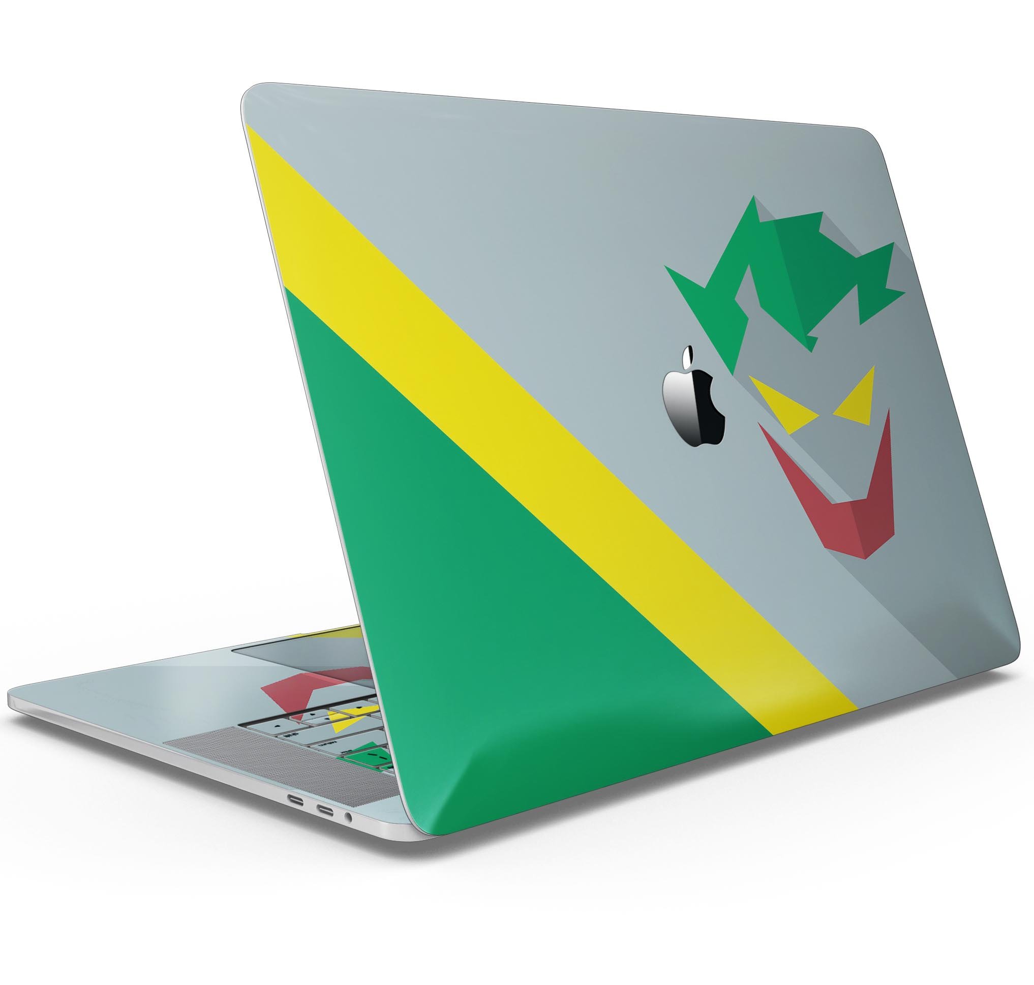 Dark Super Hero Wars 7 Skin Decal Wrap Kit for Apple MacBook, showcasing a stylish design and premium vinyl material.