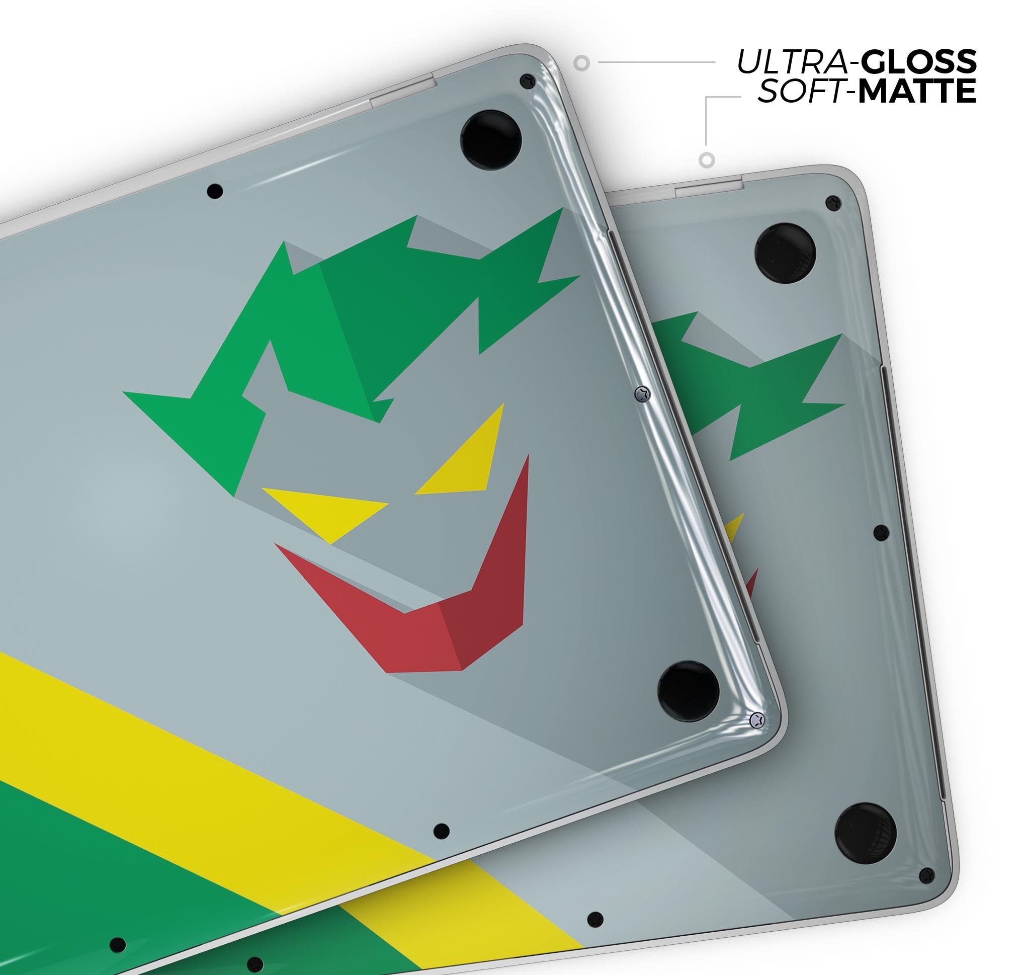 Dark Super Hero Wars 7 Skin Decal Wrap Kit for Apple MacBook, showcasing a stylish design and premium vinyl material.