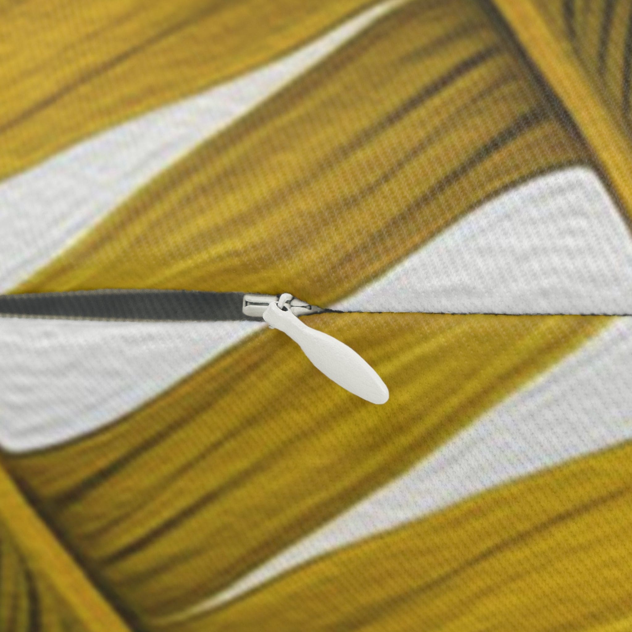 Decorative lumbar throw pillow featuring yellow palm tree leaves design, showcasing vibrant colors and a minimalist style.