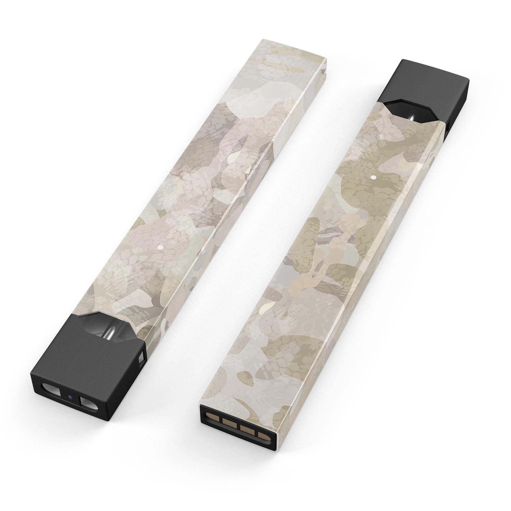 Desert Camouflage V2 skin-wrap sticker for JUUL vaping device, showcasing its unique design and premium quality.