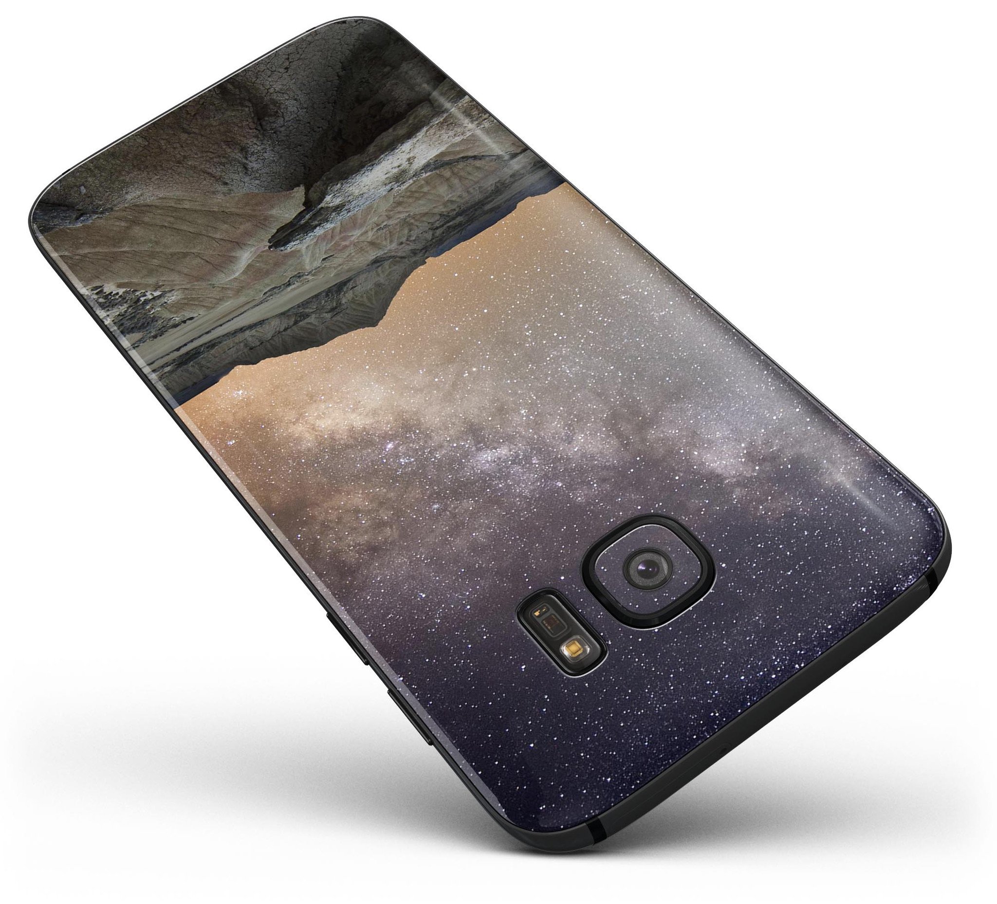 Desert Nights Full Body Skin-Kit for Samsung Galaxy S7, showcasing its sleek design and premium vinyl material.