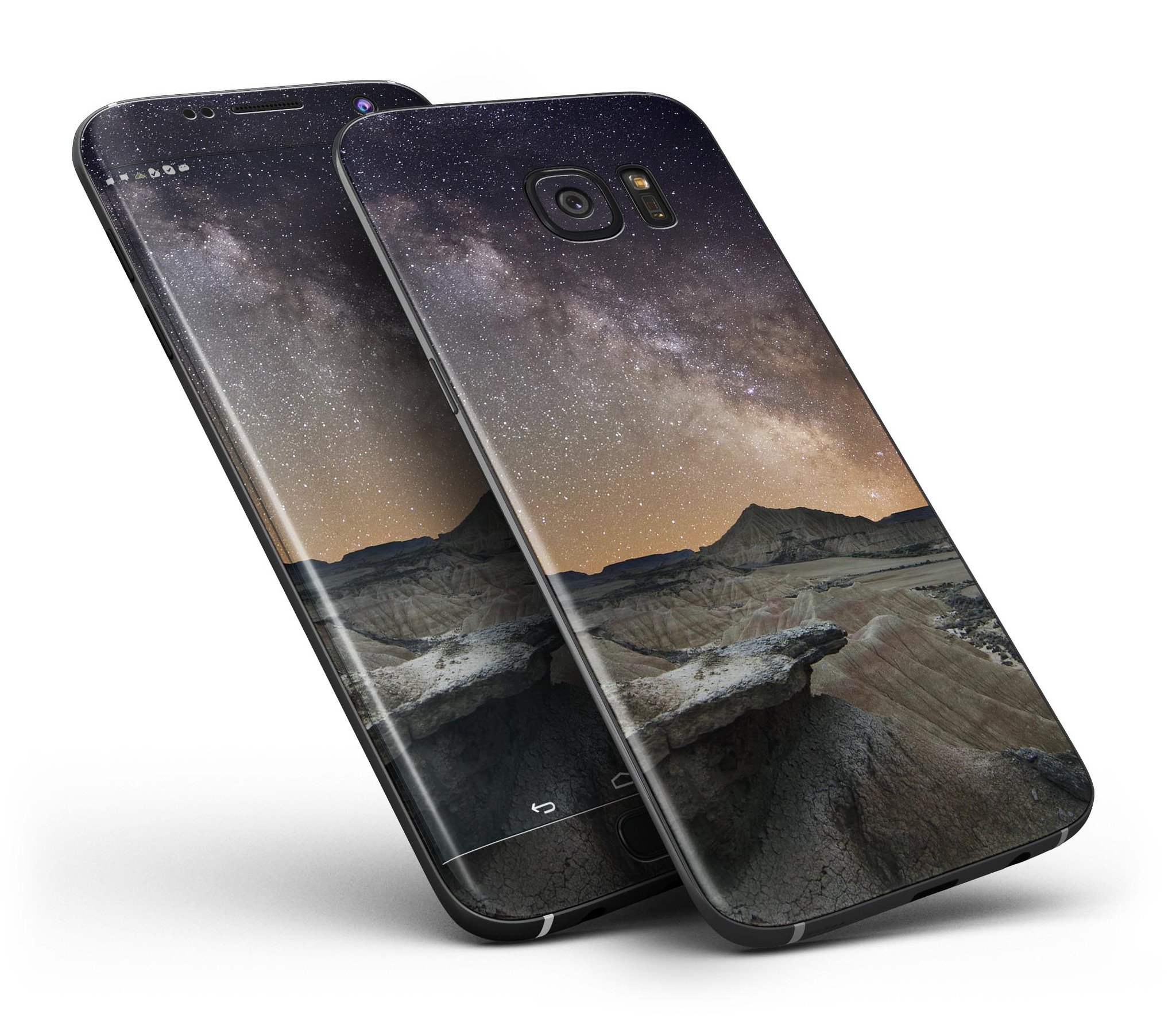 Desert Nights Full Body Skin-Kit for Samsung Galaxy S7, showcasing its sleek design and premium vinyl material.