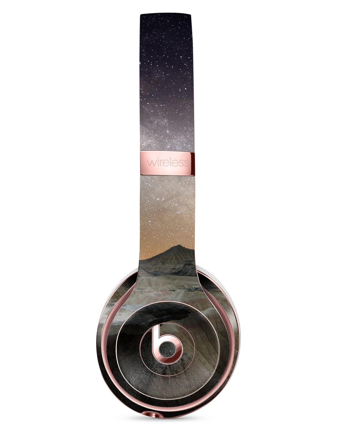 Desert Nights Full-Body Skin Kit for Beats by Dre Solo 3 Wireless, showcasing vibrant design and premium vinyl material.