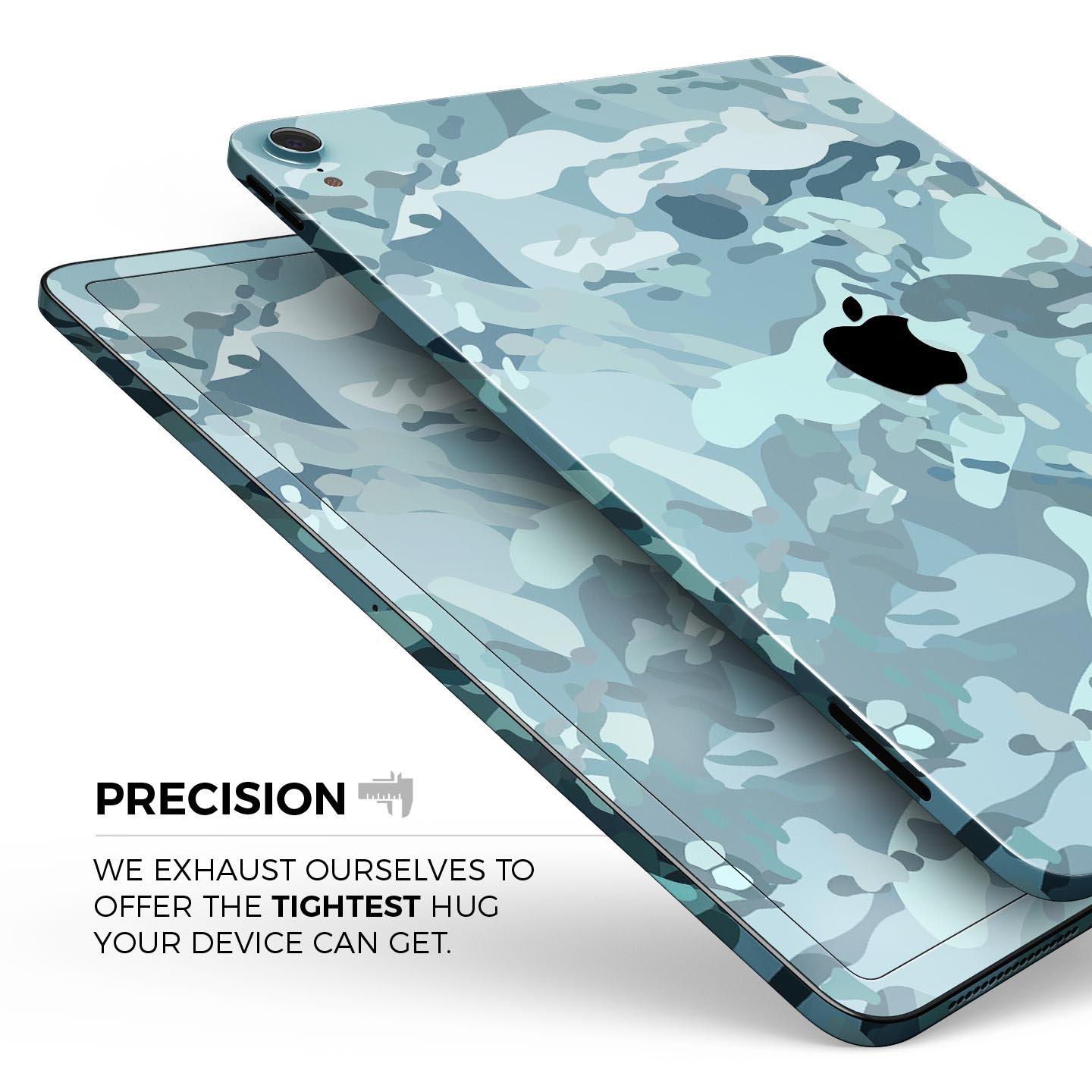 Desert Sea Camouflage V2 skin decal for Apple iPad Pro, showcasing a stylish camouflage design with a smooth finish.